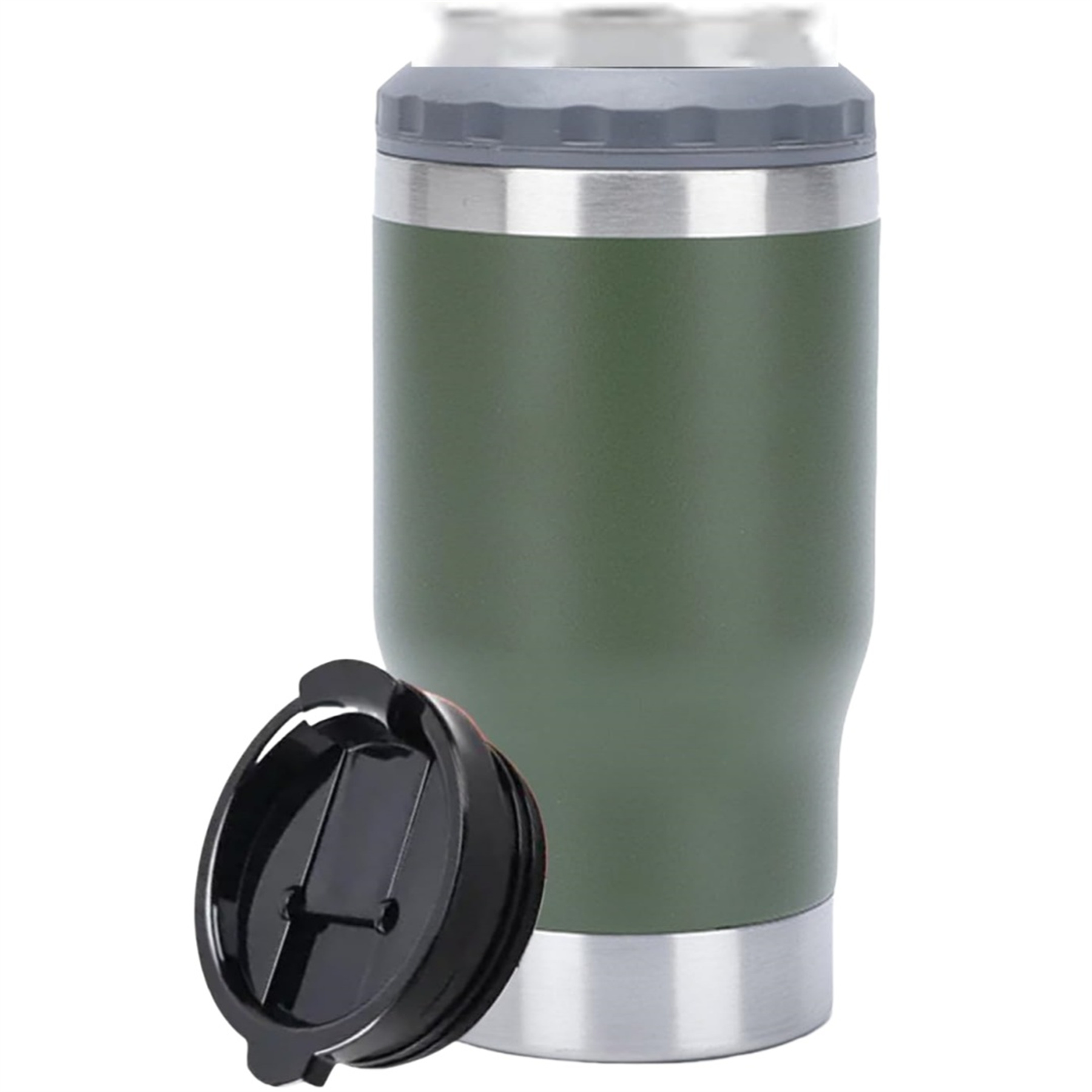 4 in 1 Stainless Steel Can Cooler, custom koozie with logo imprint 1