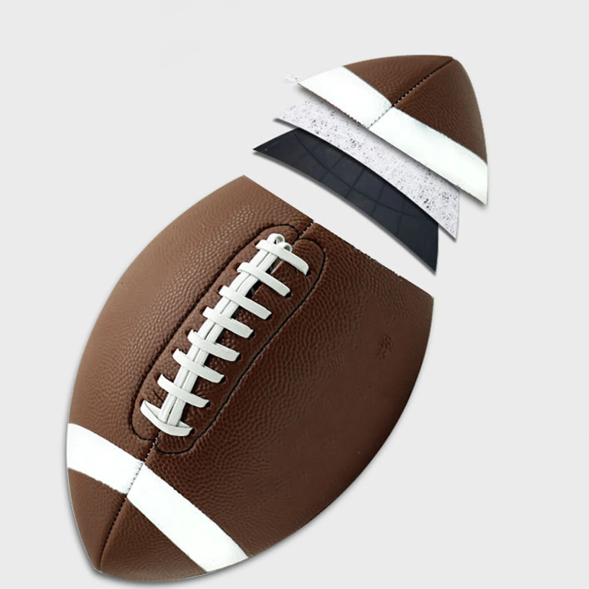#9 Synthetic PU American Football 3