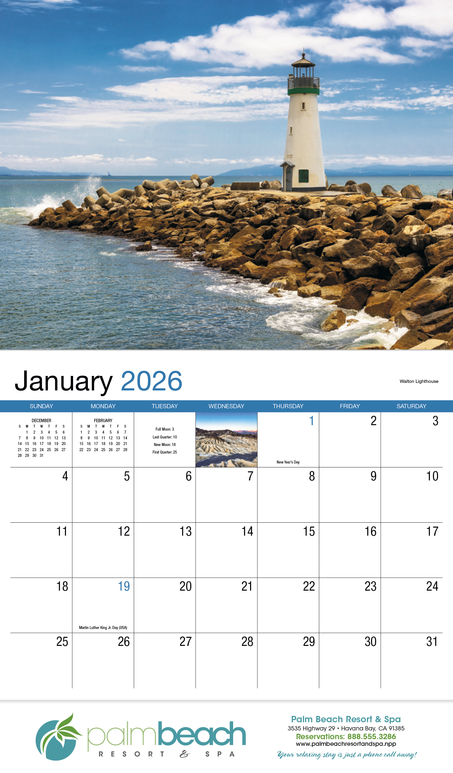 HotLine® Products California Appointment Calendar - Stapled 26