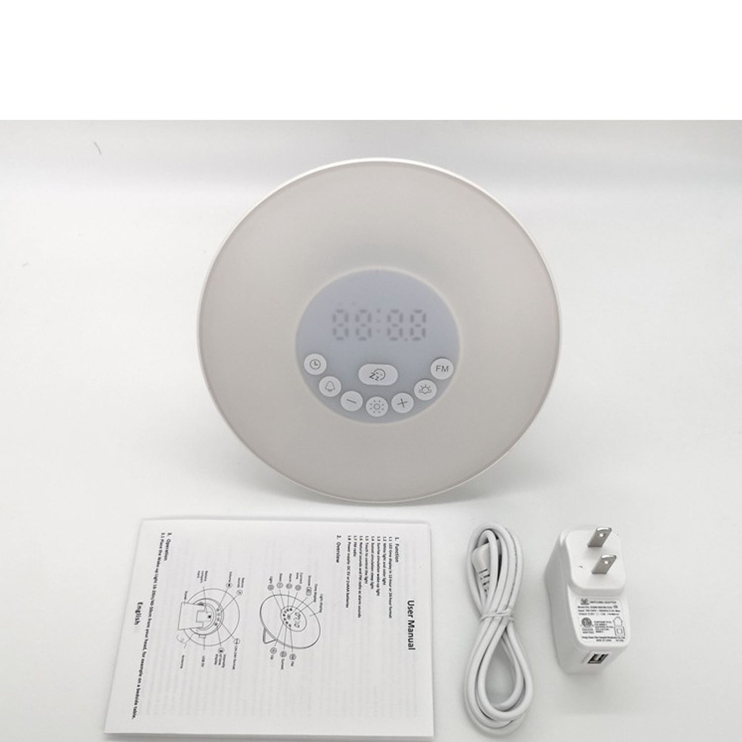Sunrise Wake Up Clock FM Radio With Light 4