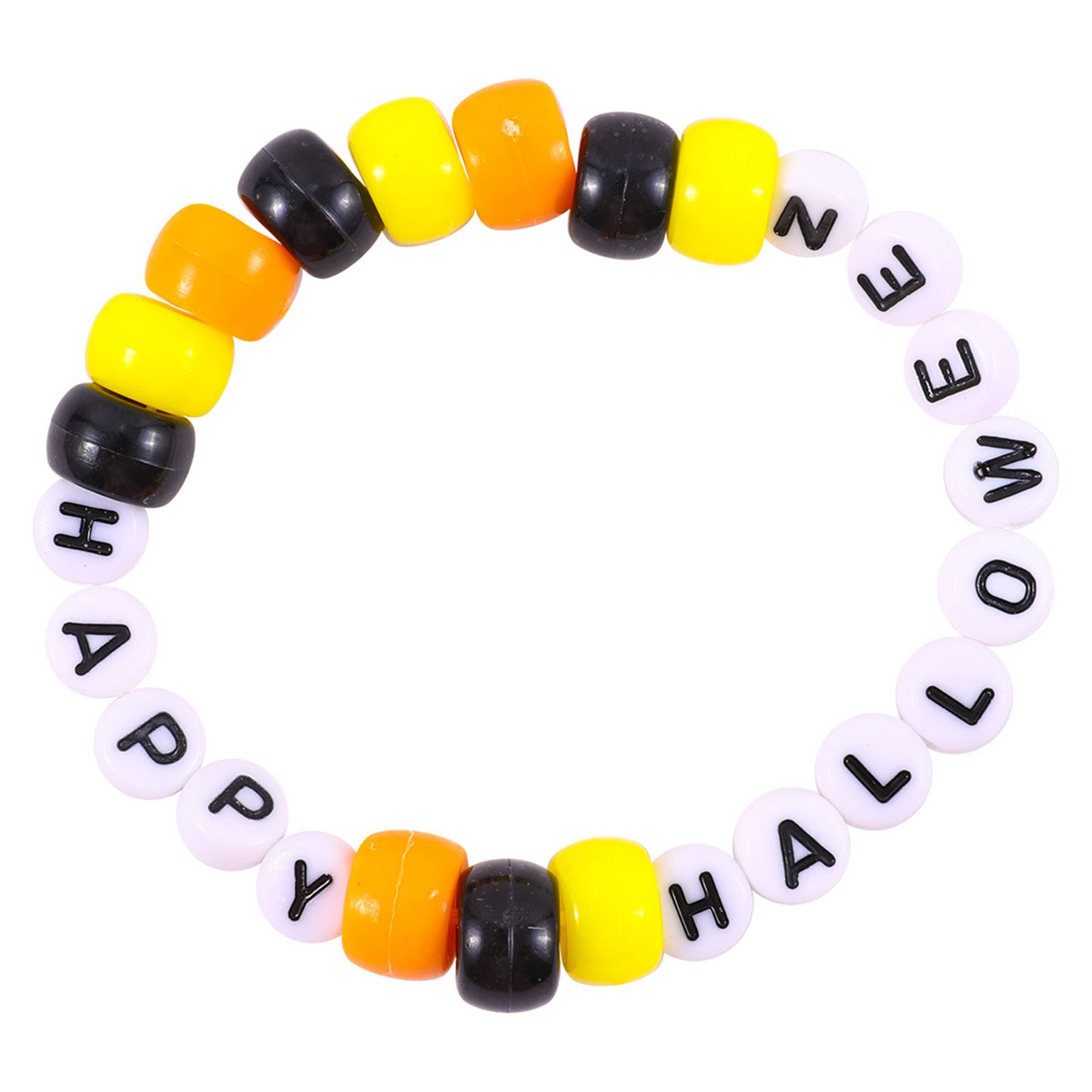 Acrylic Plastic Simple barrel letter bracelet 4