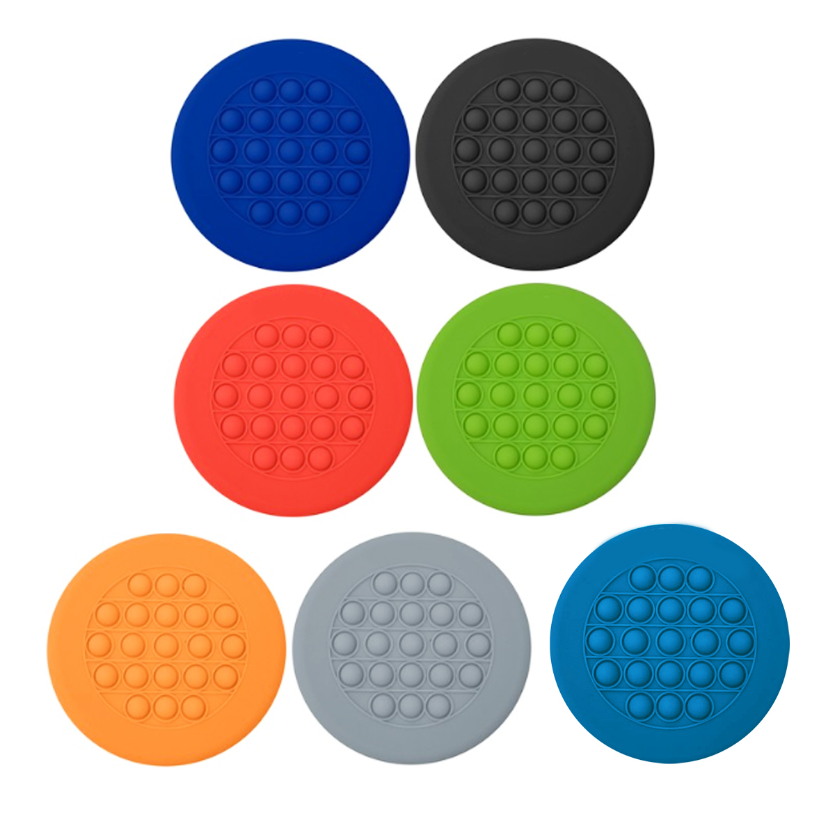 Round Pop Bubble Fidget Sensory Disc Toy 6