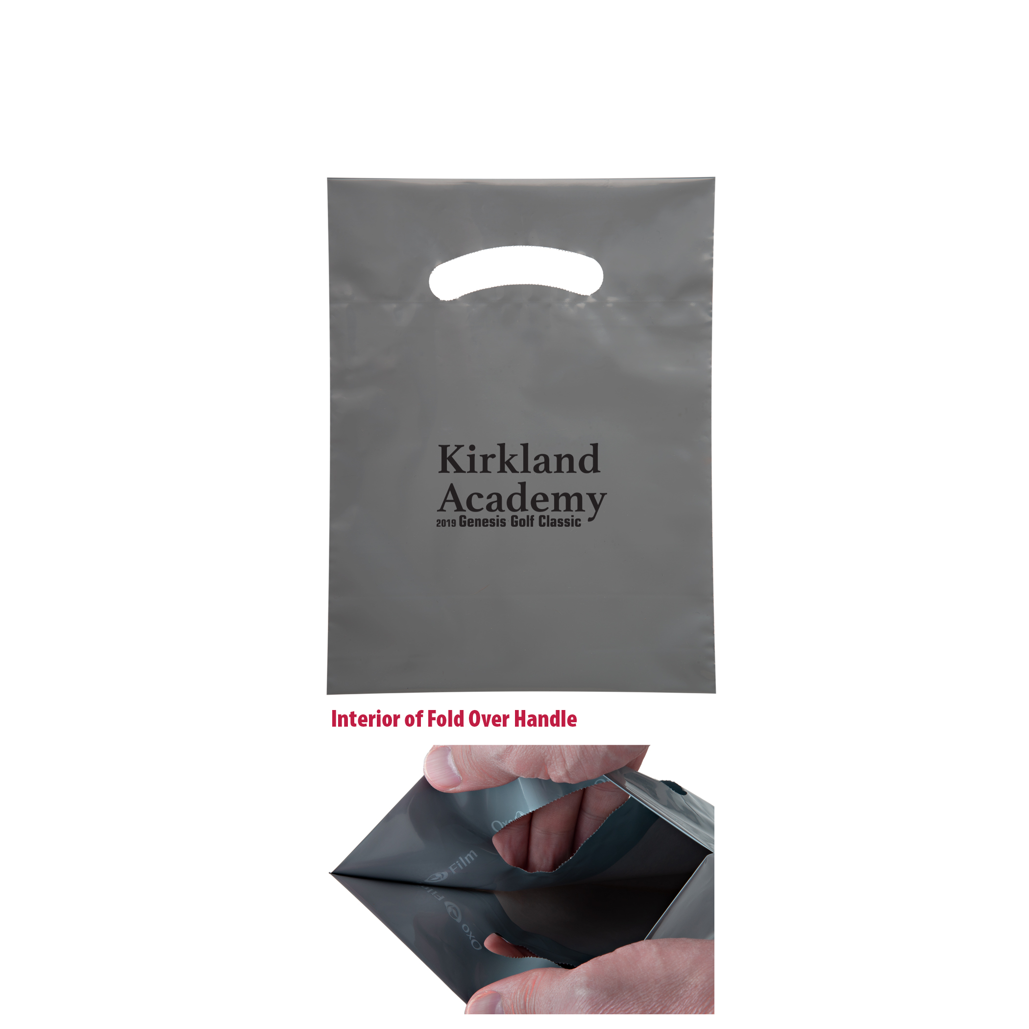 Oxo-Reusable Plastic Fold Over Die Cut Bag 7