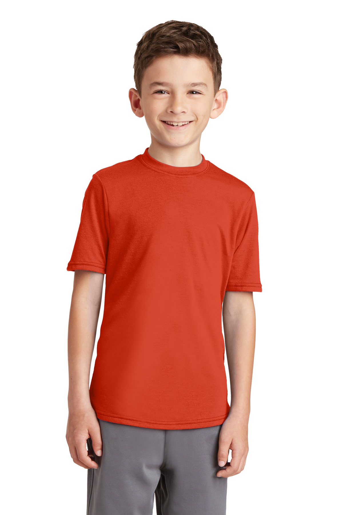 Port & Co Youth Performance Blend Tee. PC381Y 49