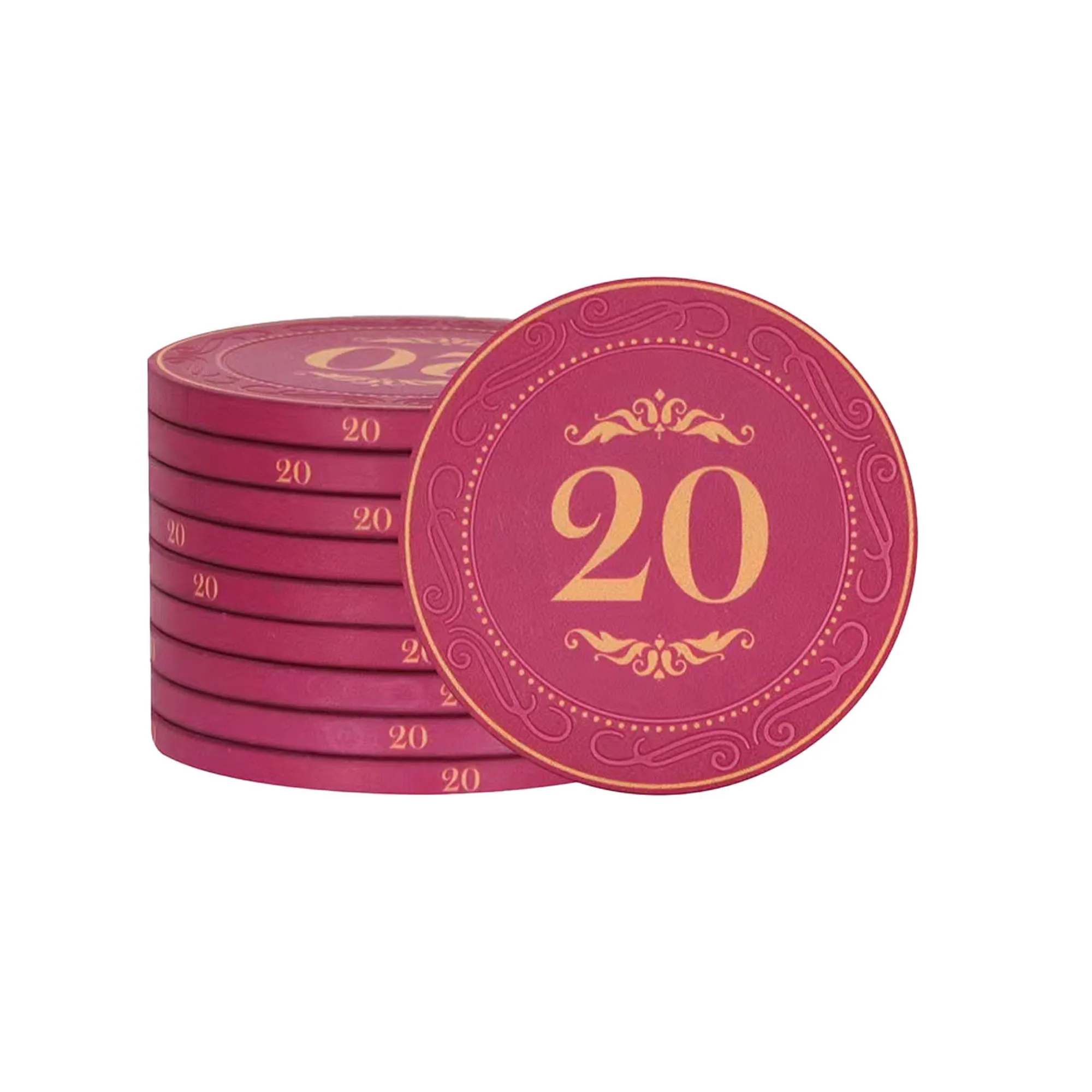 Casino Gambling House Ceramic Poker Chips 1