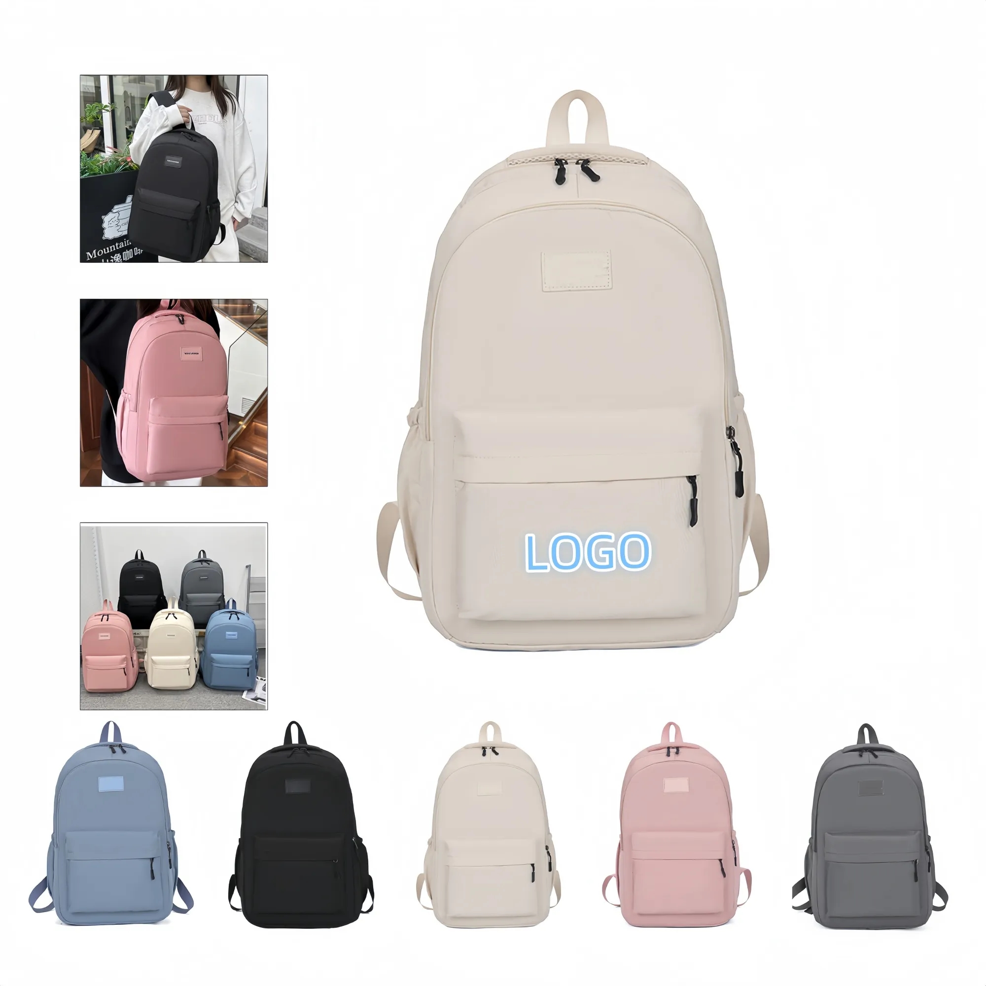 Full Color Trendy Fashion School Backpack 5