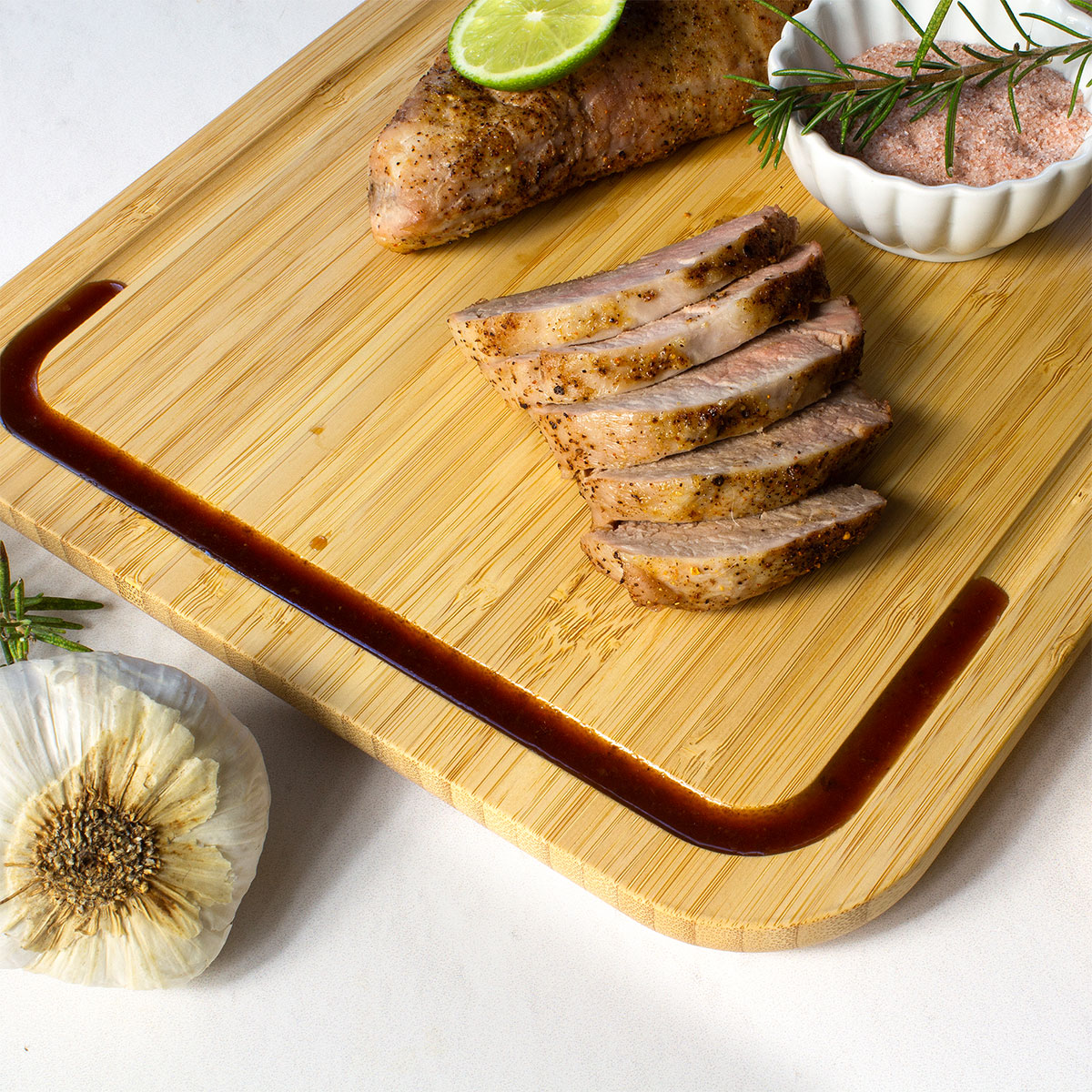 3Pc Bamboo Cutting & Serving Board Set 3