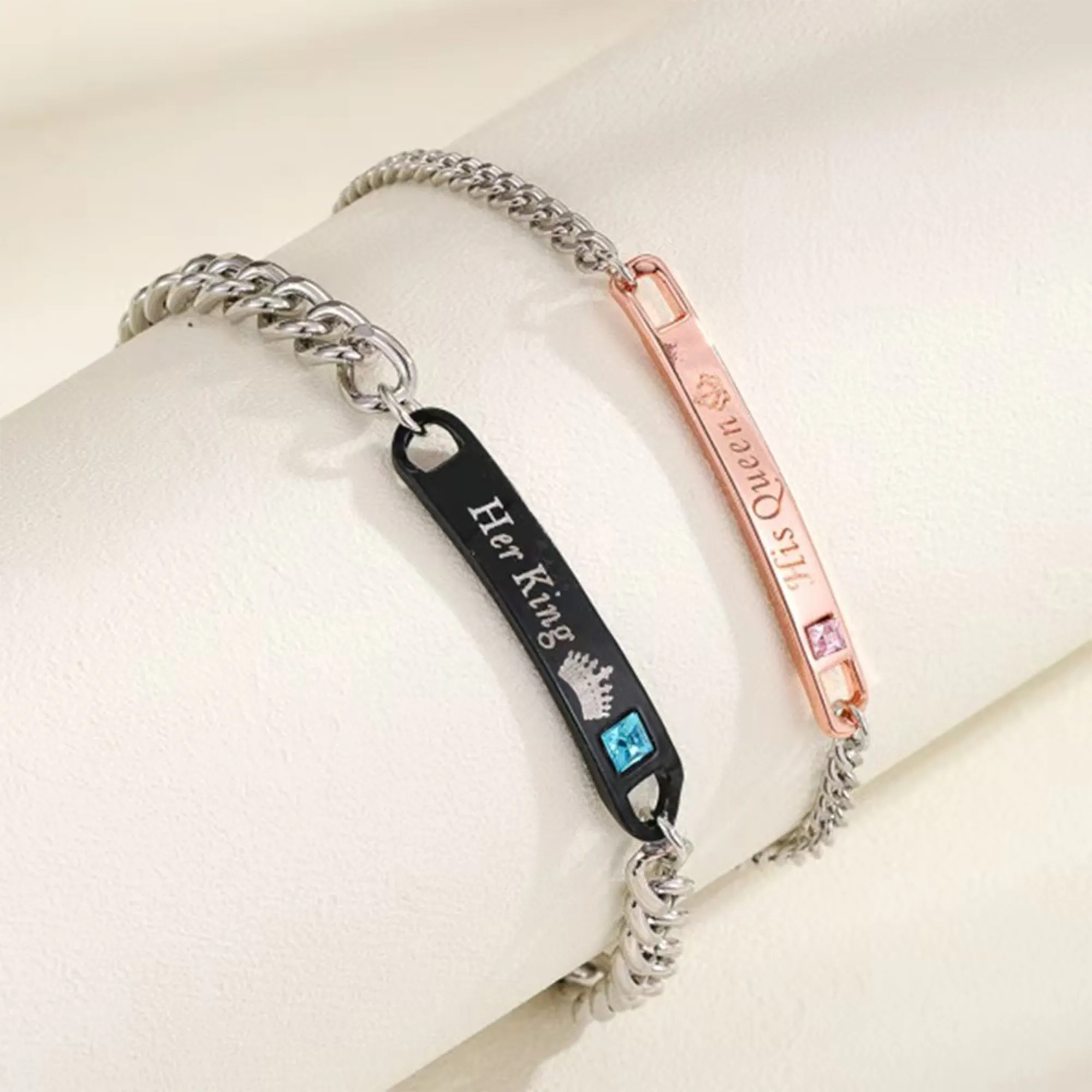 Titanium Steel Bracelet Can Be Customized With Logo 2