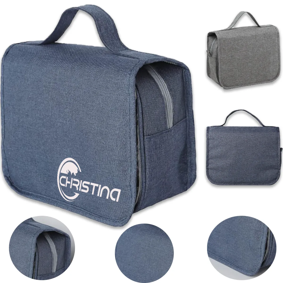 Big Capacity Dry-wet Zipper Carrier Organizer Toiletry Bag 2