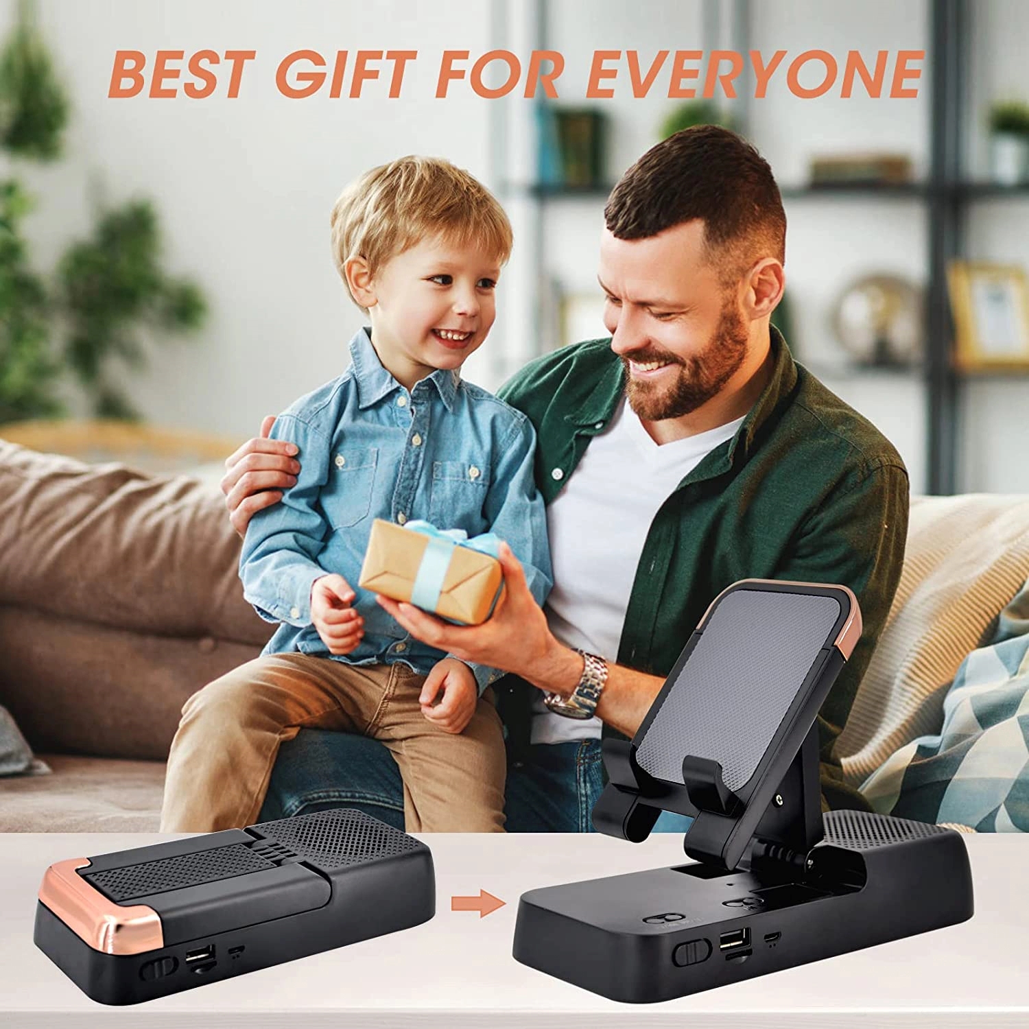 Cell Phone Stand With Bluetooth Speaker 4