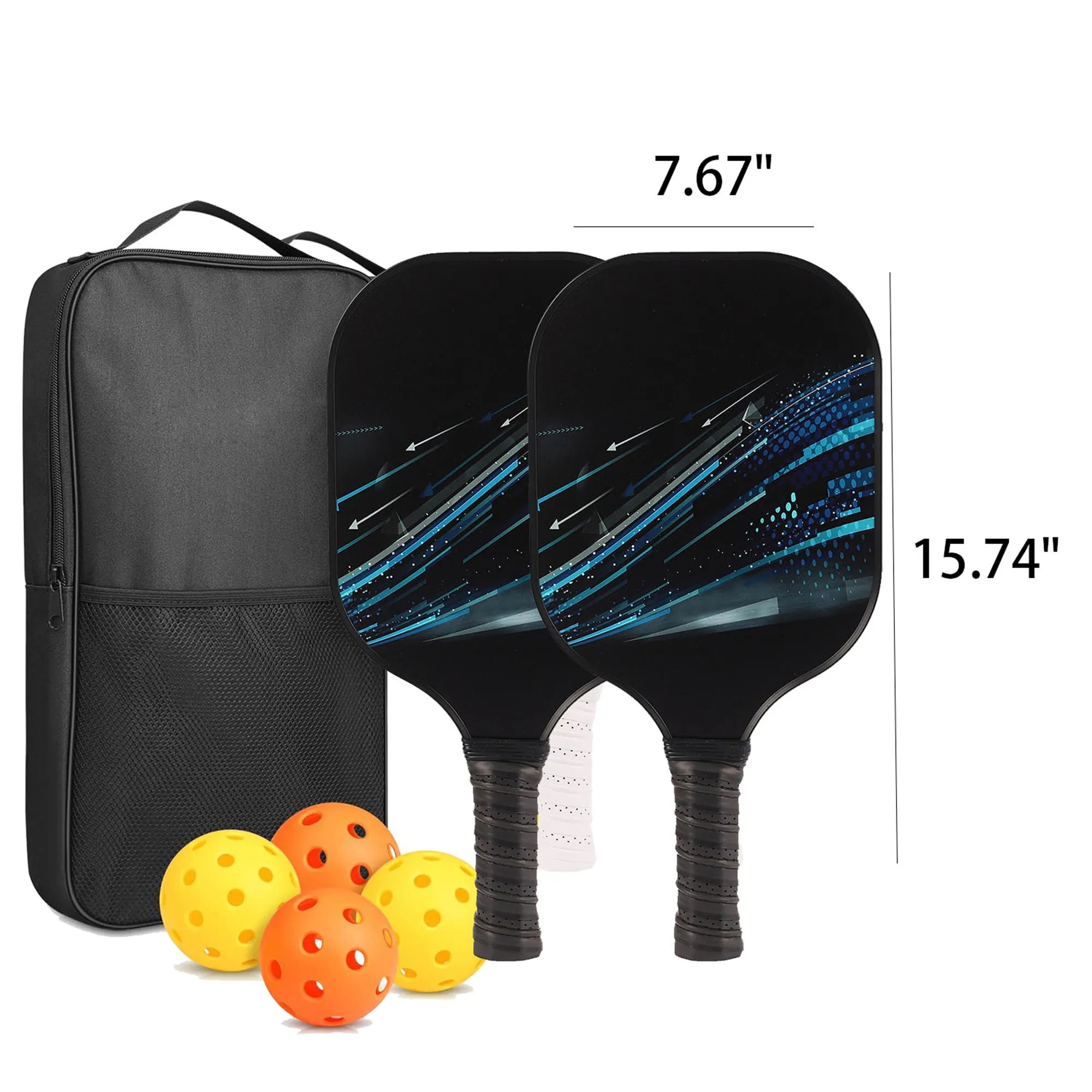 Portable Carry Bag Pickleball Paddles Set 10