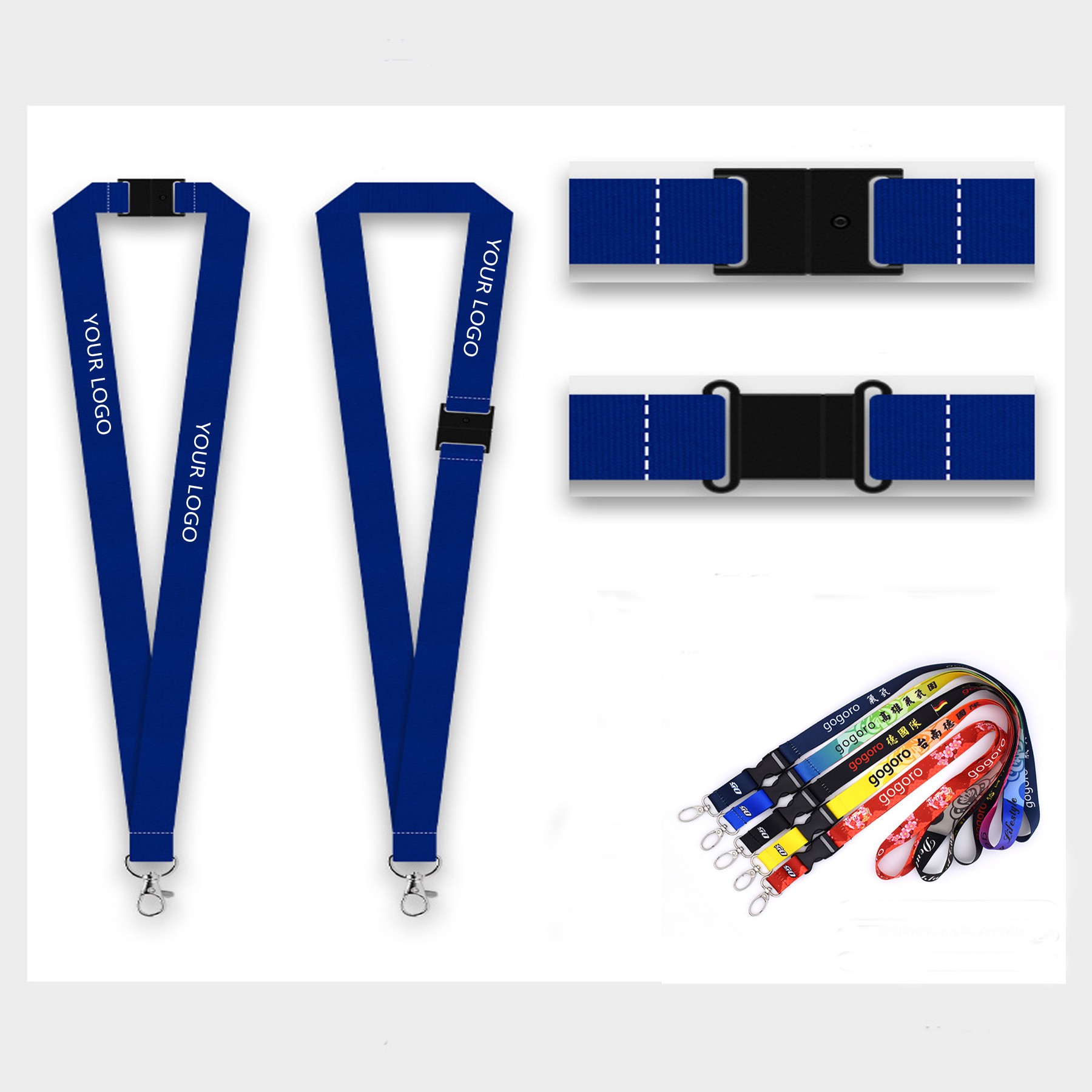 Customizable Color Lanyard