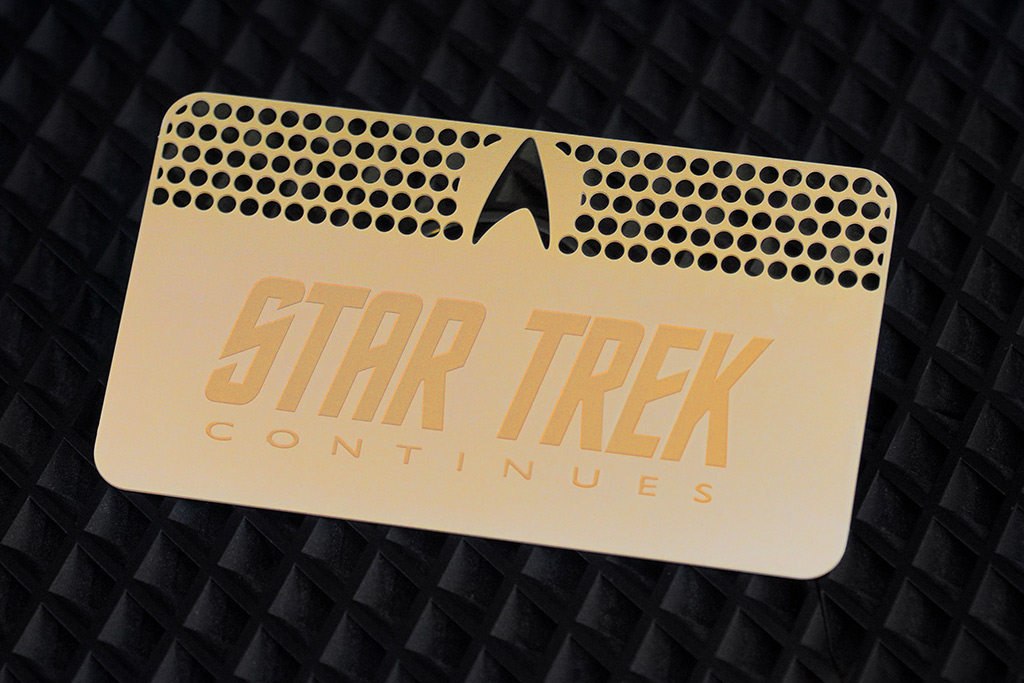 Brass Finish Business Cards 24