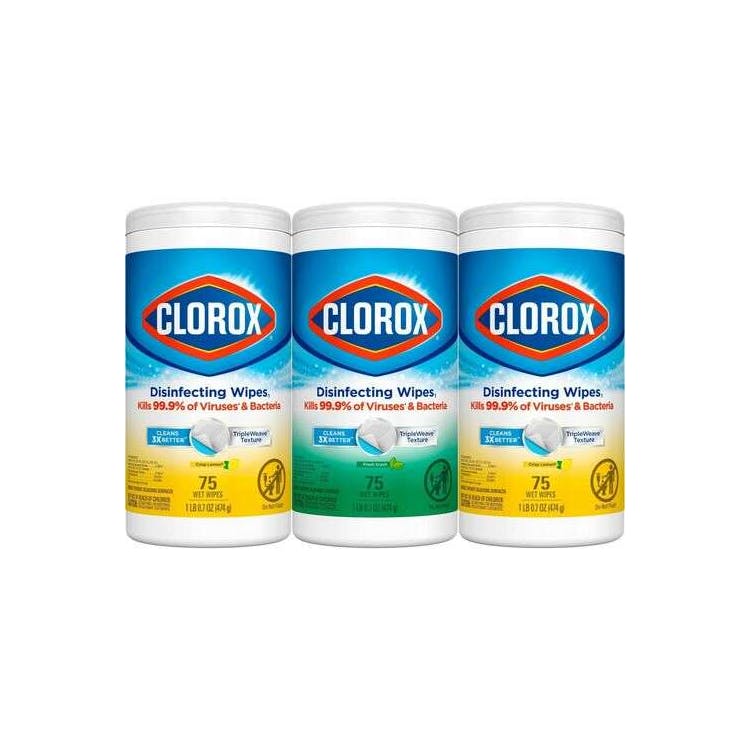 Clorox Disinfecting Bleach Free Cleaning Wipes 3 Pack 1