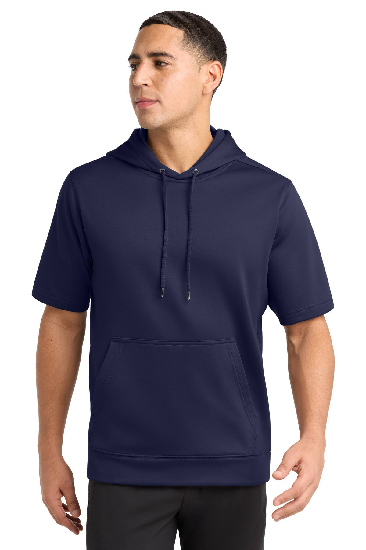 Sport-Tek Sport-Wick Fleece Short Sleeve Hooded Pullover. ST251, custom hoodie or sweatshirt with logo imprint 8