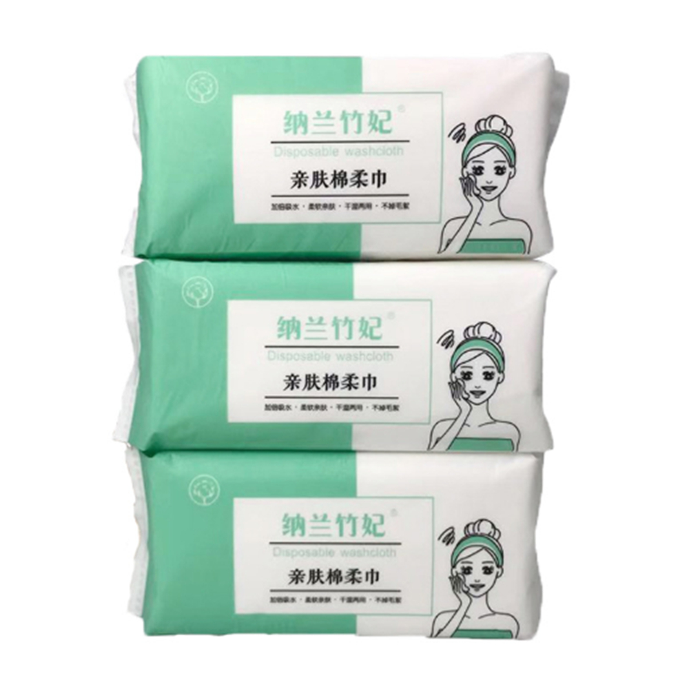 60 Counts Cotton Facial Cleansing Towel Pack 4
