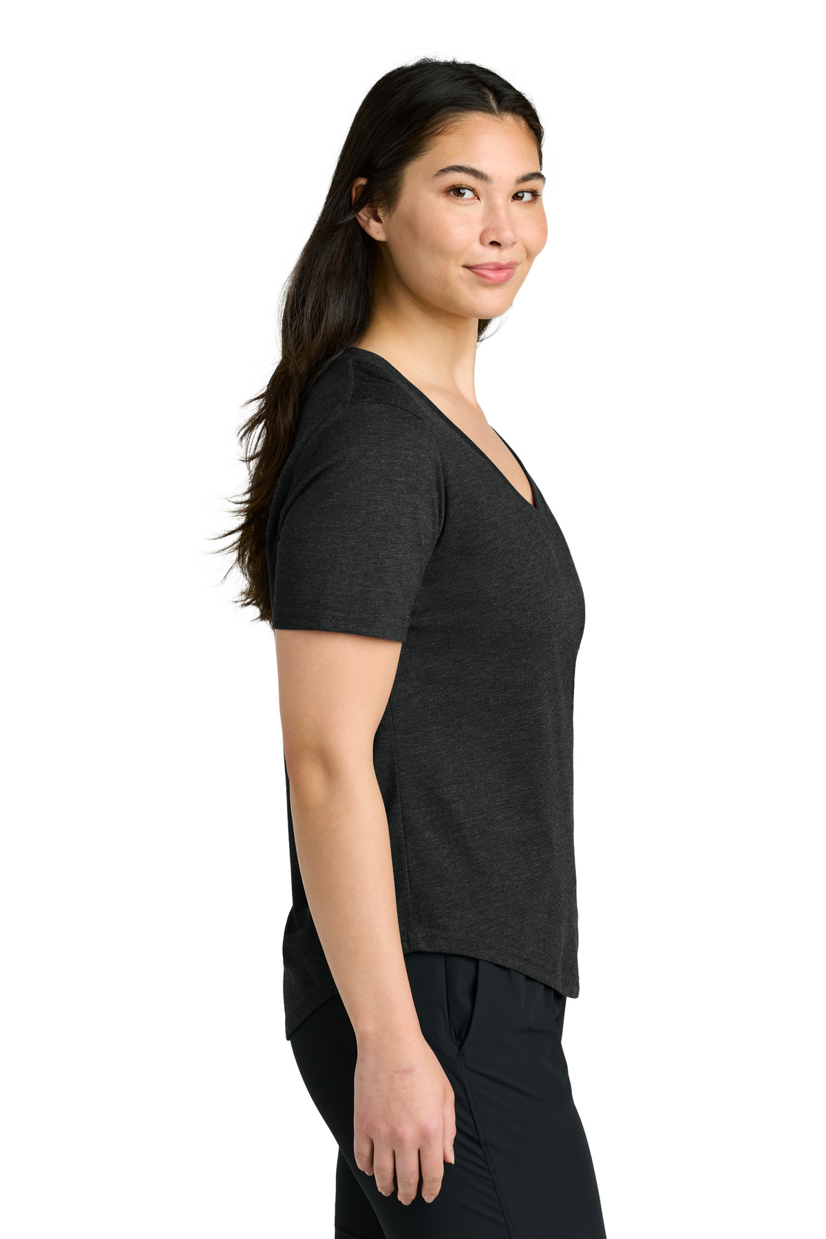 tentree Women's TreeBlend V-Neck T-Shirt TTCW5646 15