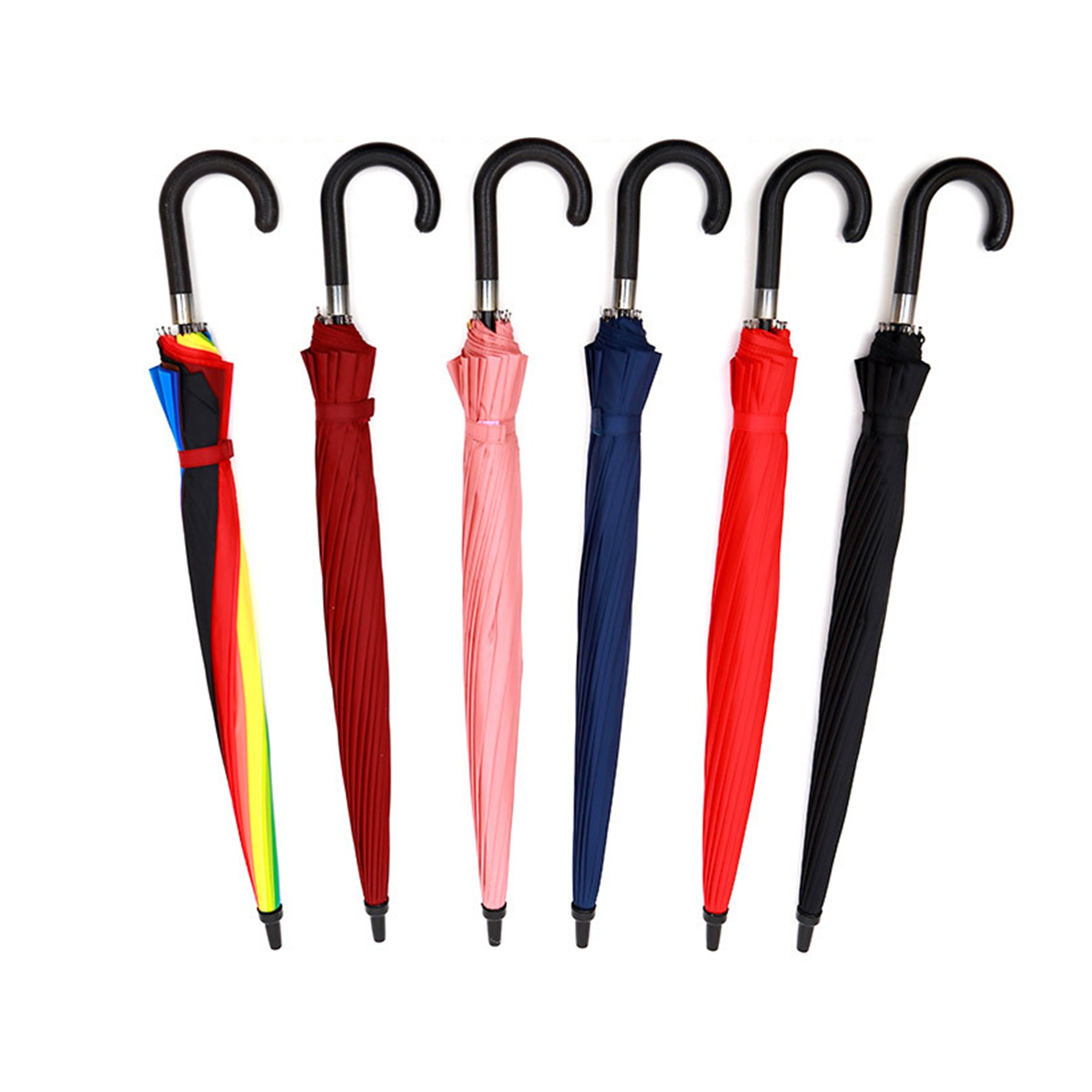 16 Ribs Automatic Open Large Umbrella 4