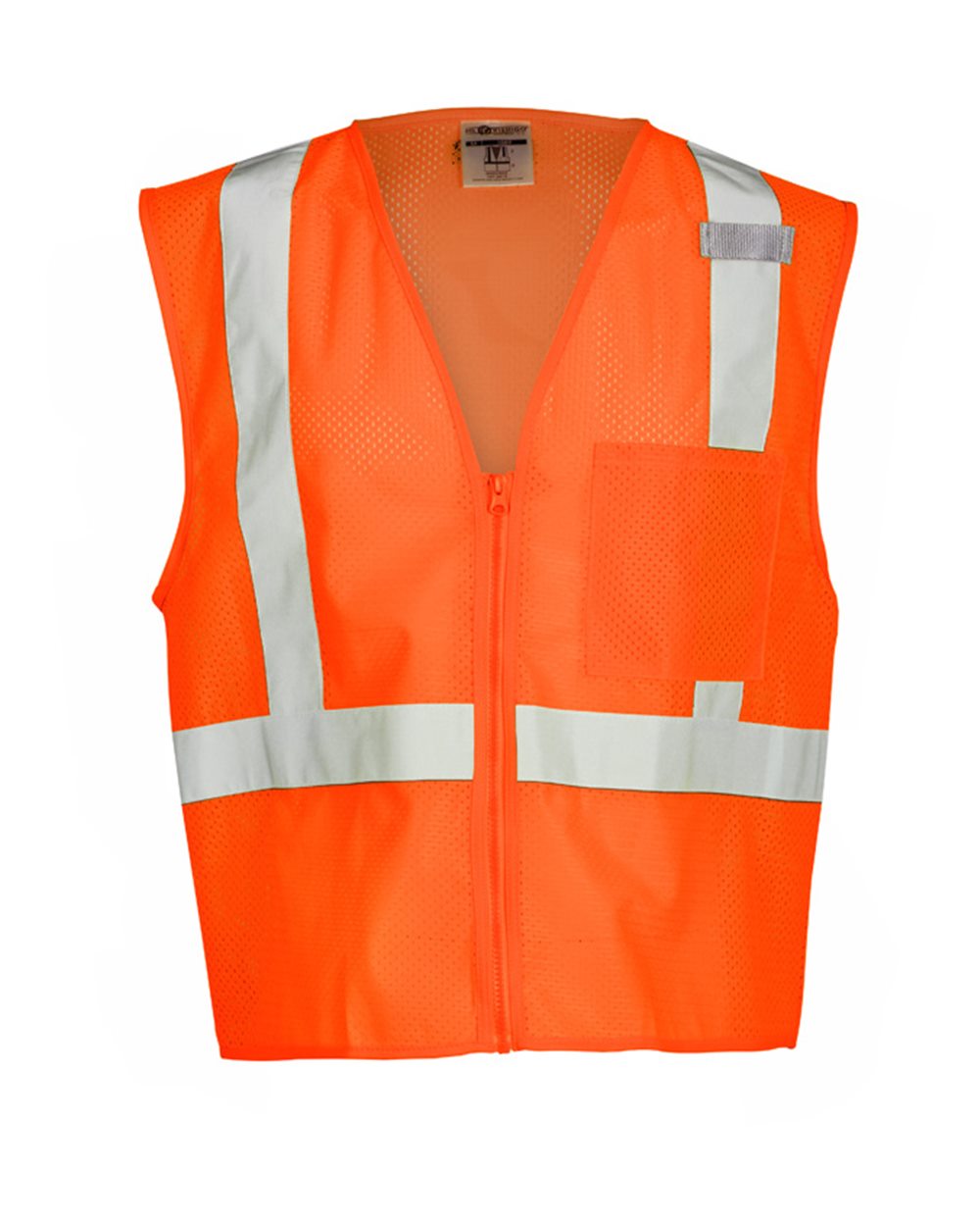 Unisex Single Pocket Zipper Mesh Vest - 1089-1090 8