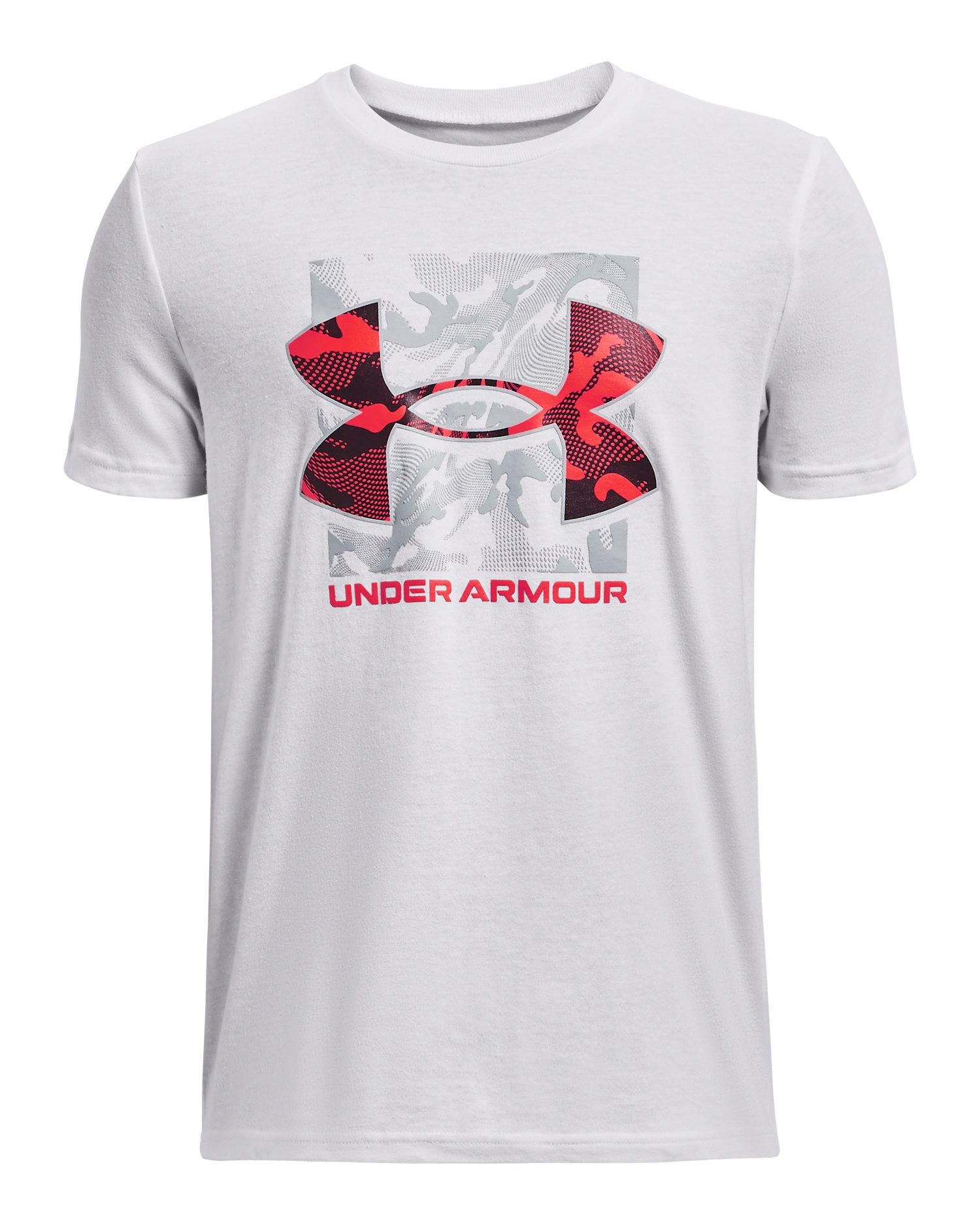 UA Box Logo Camo Boys' Short Sleeve T-Shirt 11
