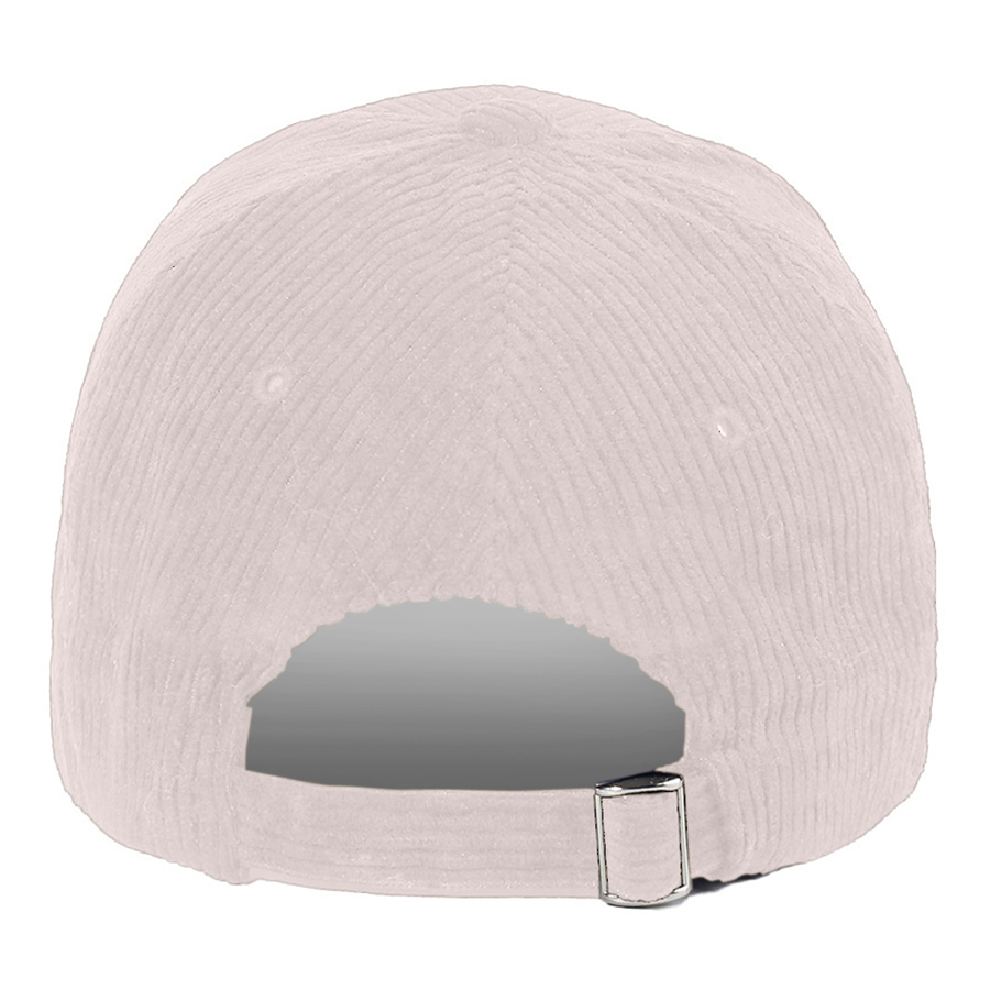 Stock Corduroy 6-Panel Structured Cap w/ Metal Buckle 44