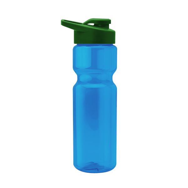Blazer 28oz Transparent Bike Bottle w/Drink-thru Lid 1424