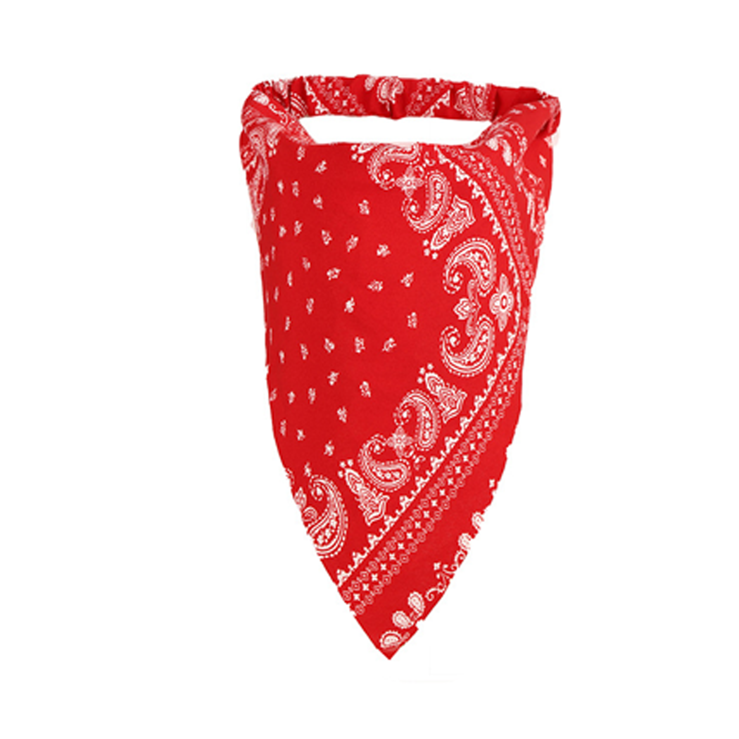 Bohemian style cashew flower elastic triangular headband 3