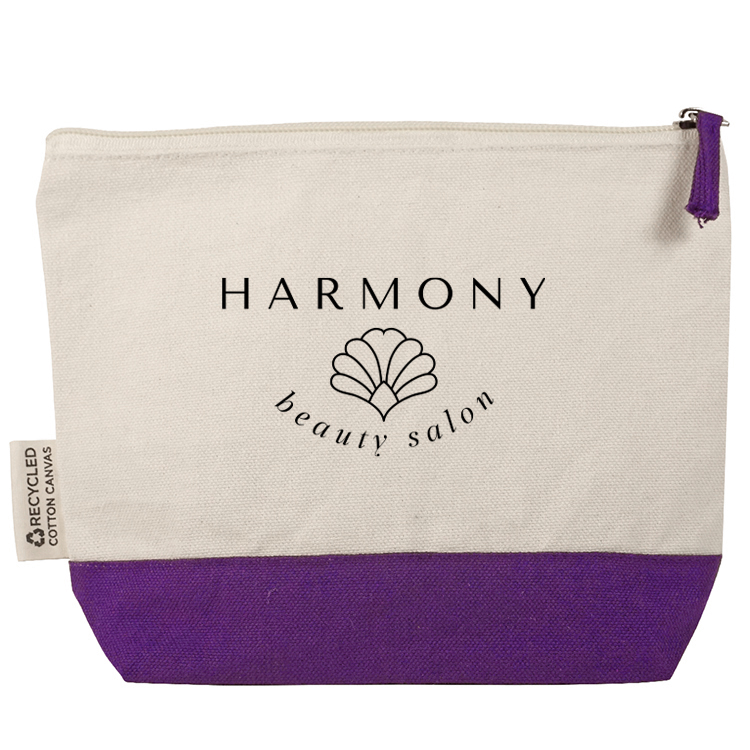12oz. Rosewood Recycled Canvas Everyday Pouch 7