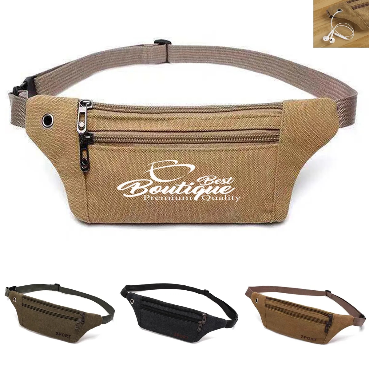 Outdoor Running Fitness Belt Sports Waist Fanny Pack 3