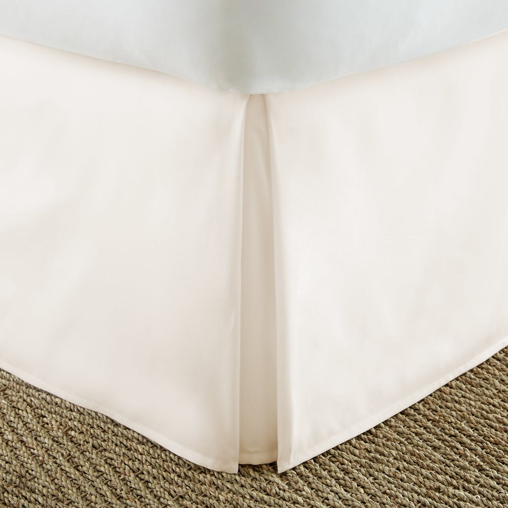 Premium Bed Skirts - Ivory Queen Pleated 1