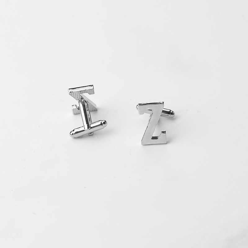 Alphabet Letters Cuff Links 6