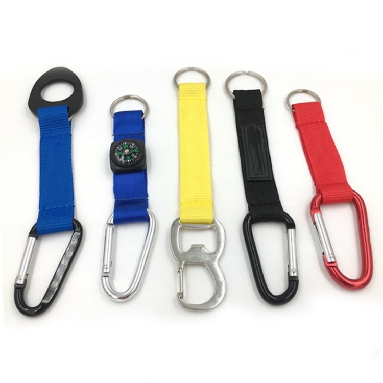 Carabiner Keychain with Polyester Strap 4