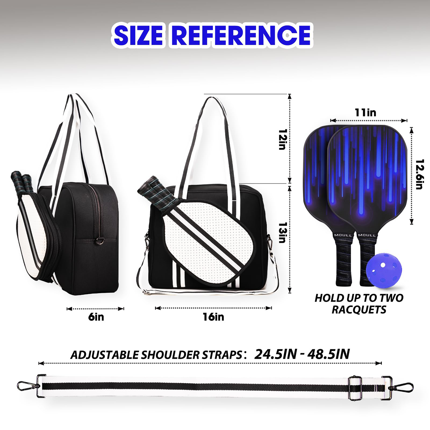 Crossbody Sling Pickleball Bag 1