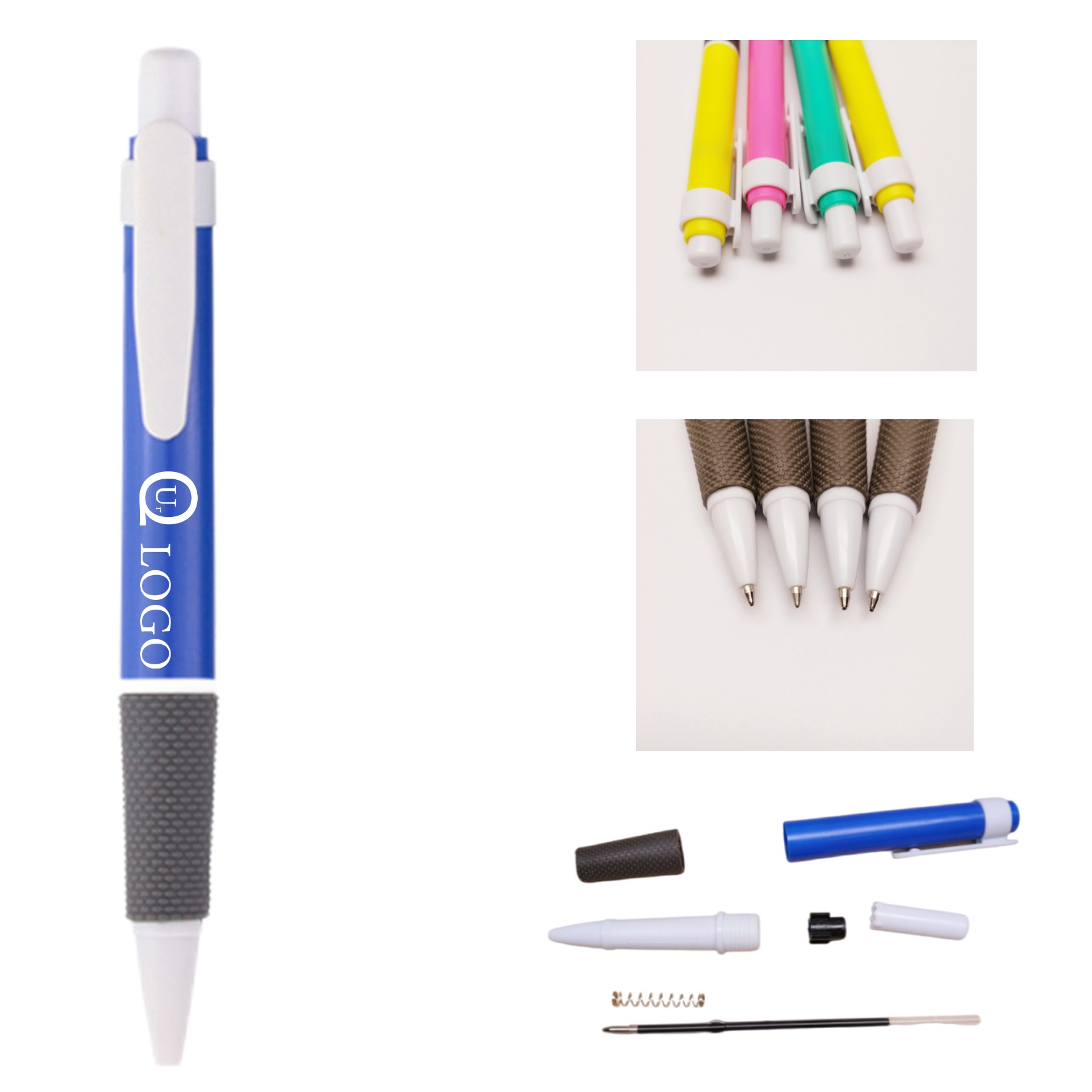 Push-Action Plastic Ballpoint Pen