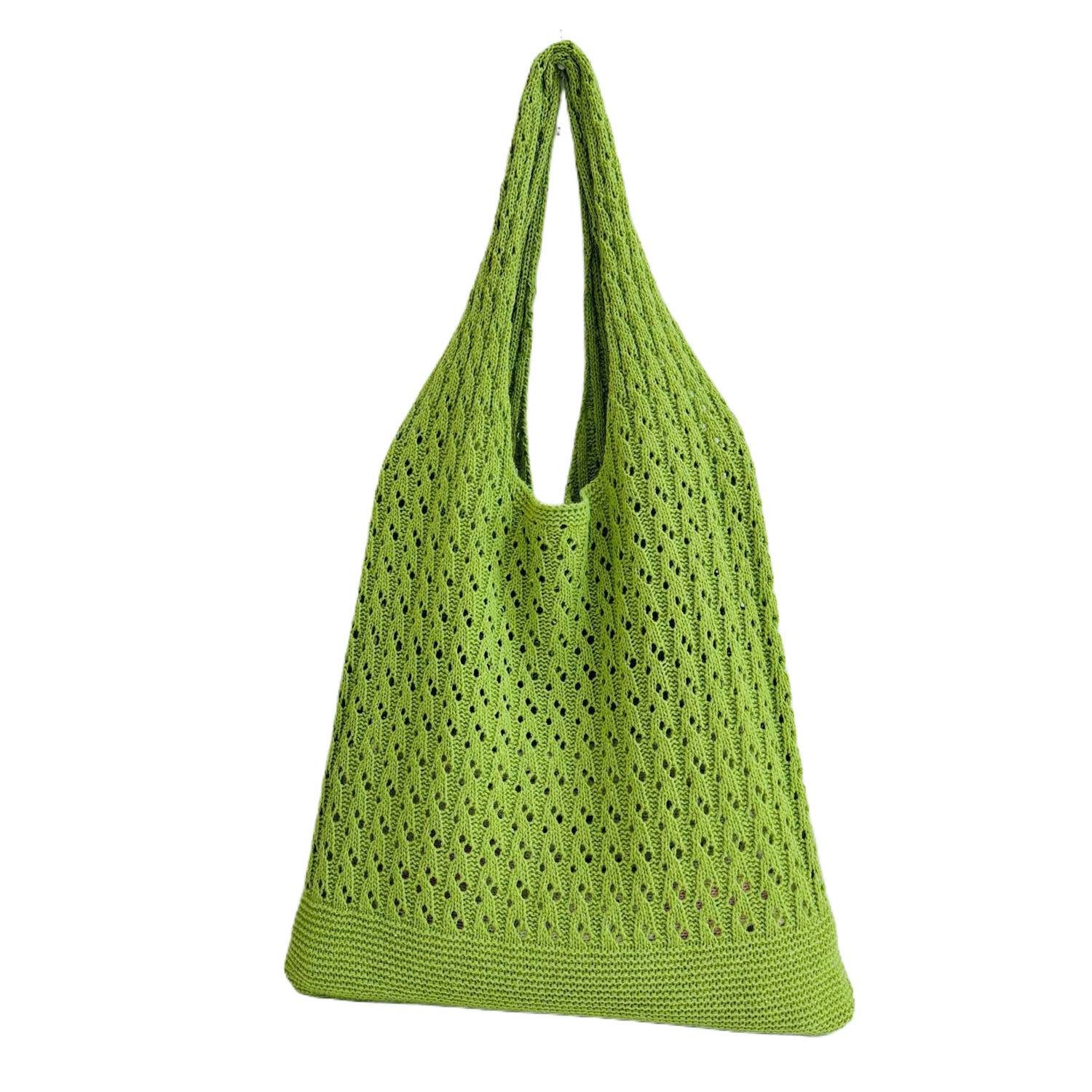 Polyester Mesh Crochet Beach Tote Bag for Summer Travel 6