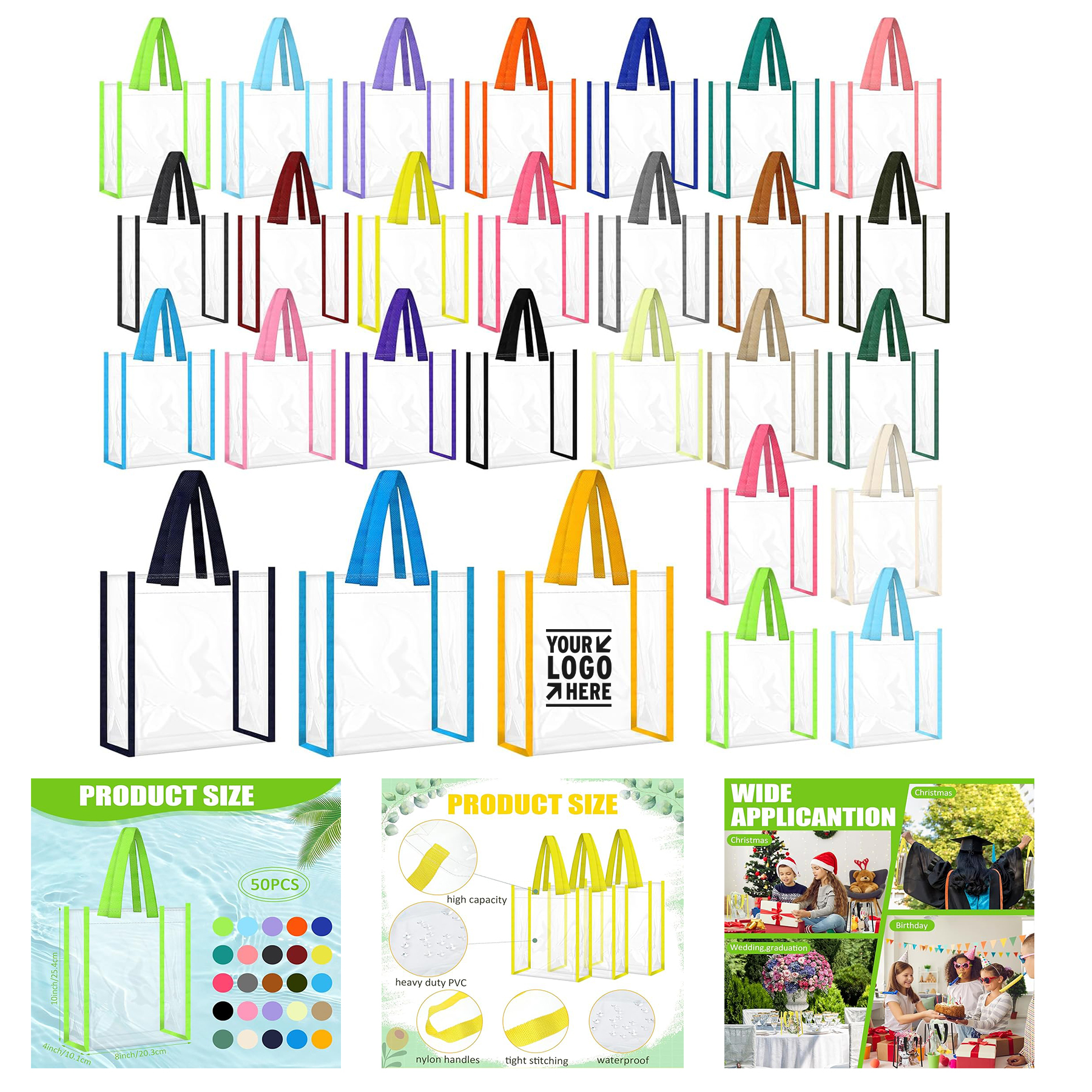 Clear Tote Bag