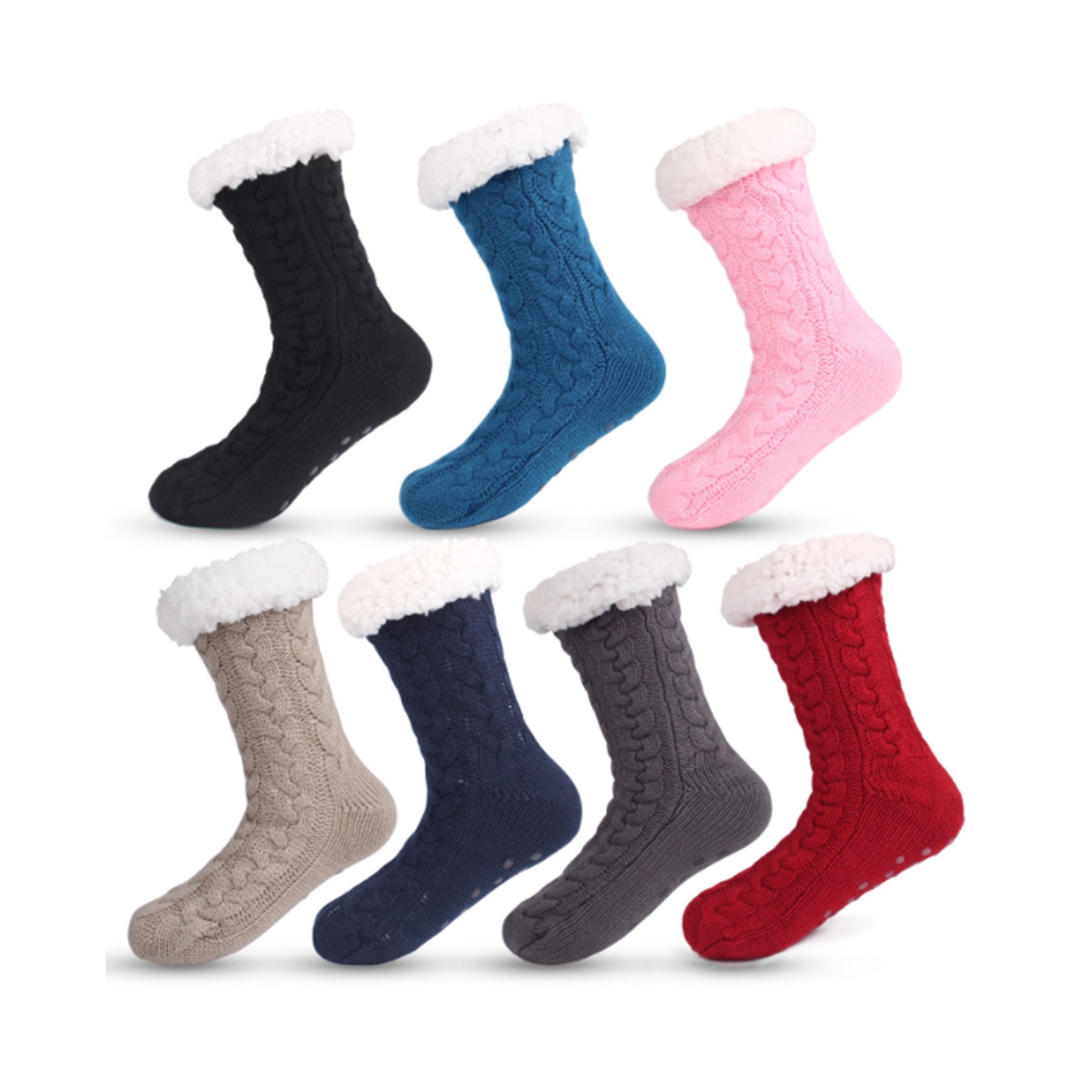 Winter Fuzzy Floor Socks Non-Slip 3