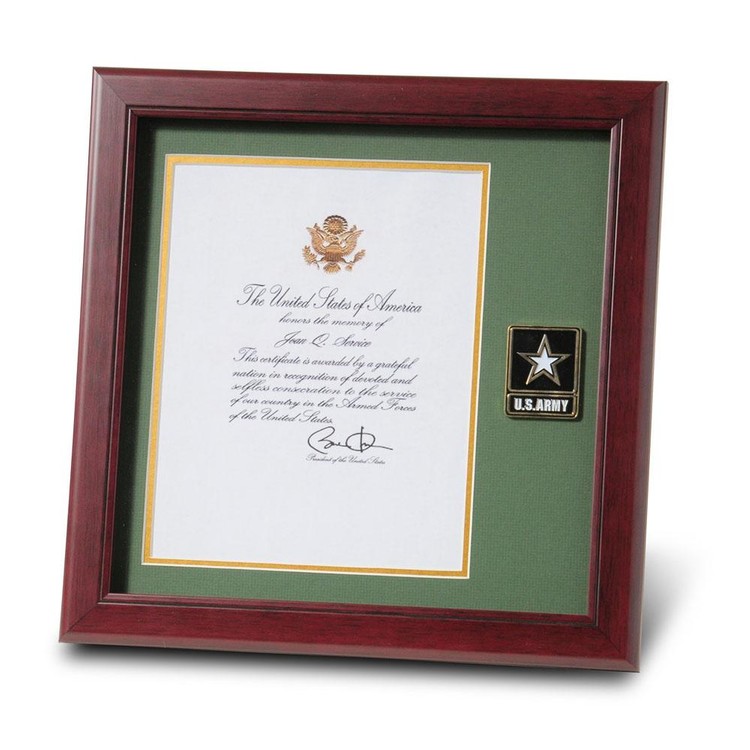 Go Army Medallion 8-Inch by 10-Inch Presidential Memorial Certificate Frame 1