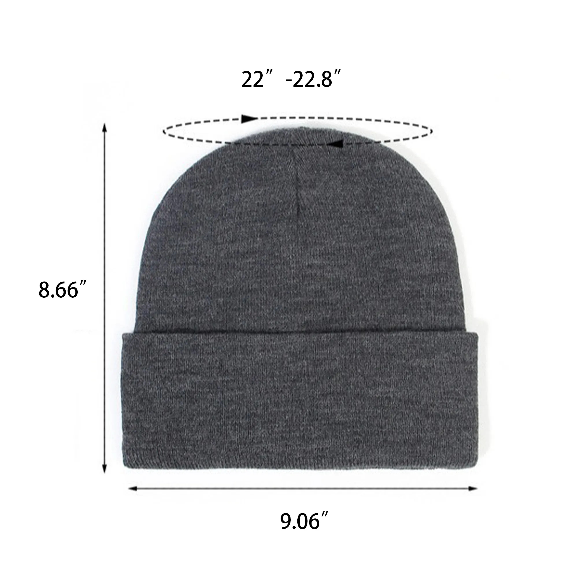 Satin Lined Knit Beanie Hat 4