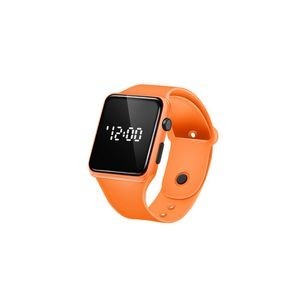 Sports Watch With Red Digital Square Dial Adjustable Band Detachable Design 14