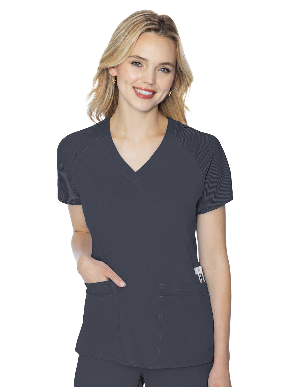 Med Couture - MC Touch - Women's 6-Pocket Raglan Sleeve Top 40