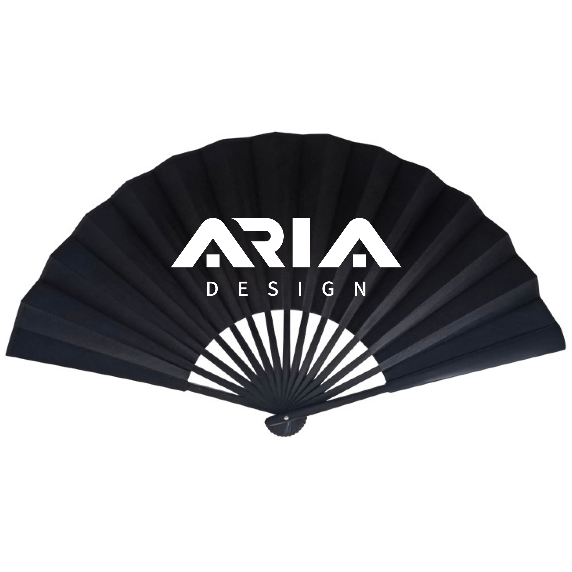 9'' Handheld Bamboo Paper Folding Fan 3