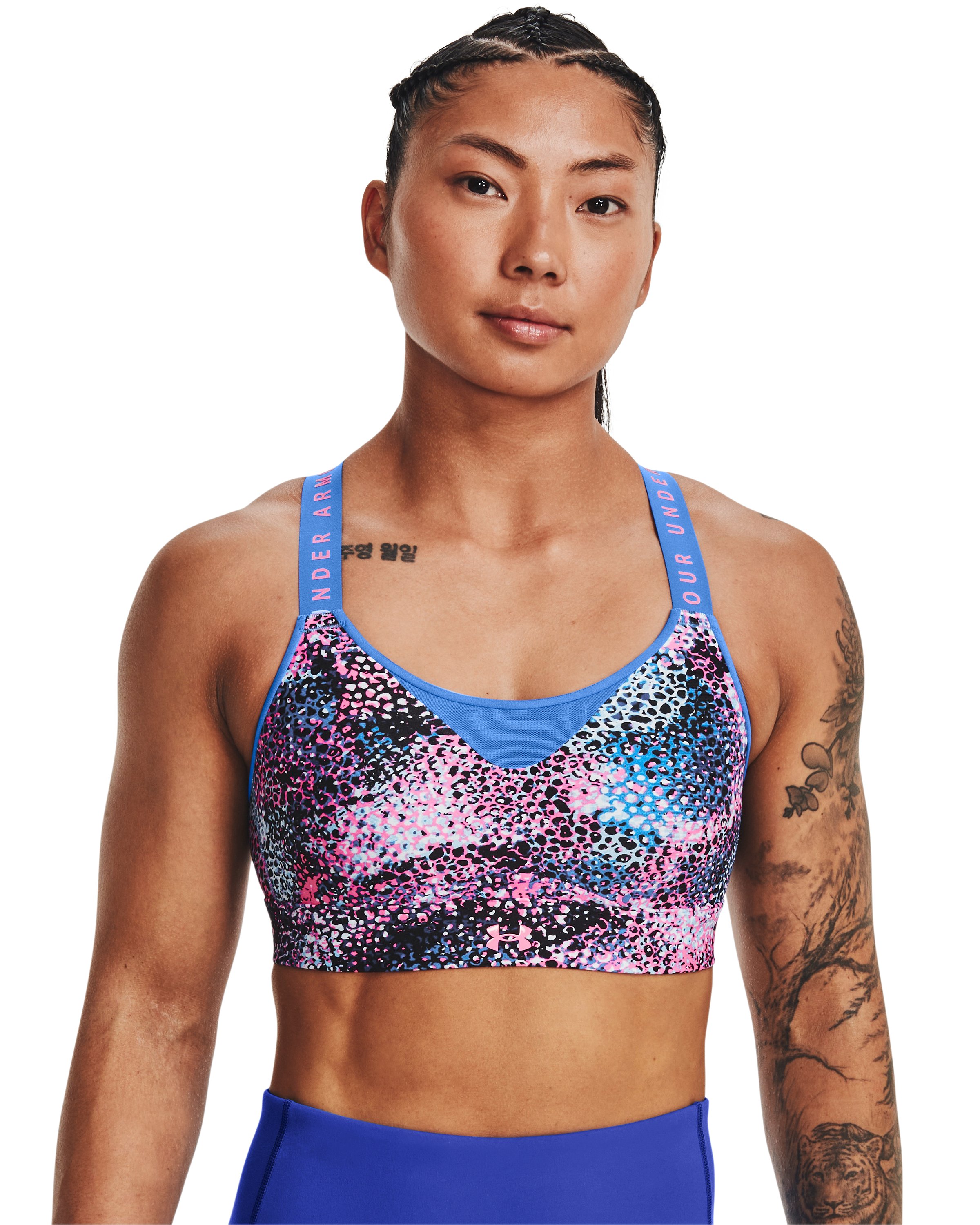 UA Infinity High Printed Women's Sports Bra 3