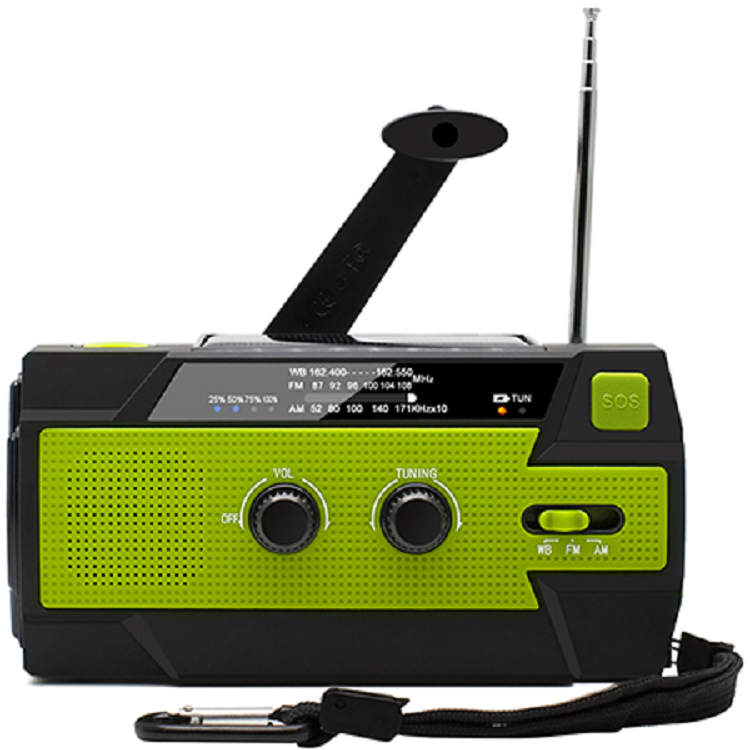 ResQ Emergency Hand Crank Radio – 4000mAh Power Bank, Solar, 1W Flashlight & Motion Sensor Lamp 10