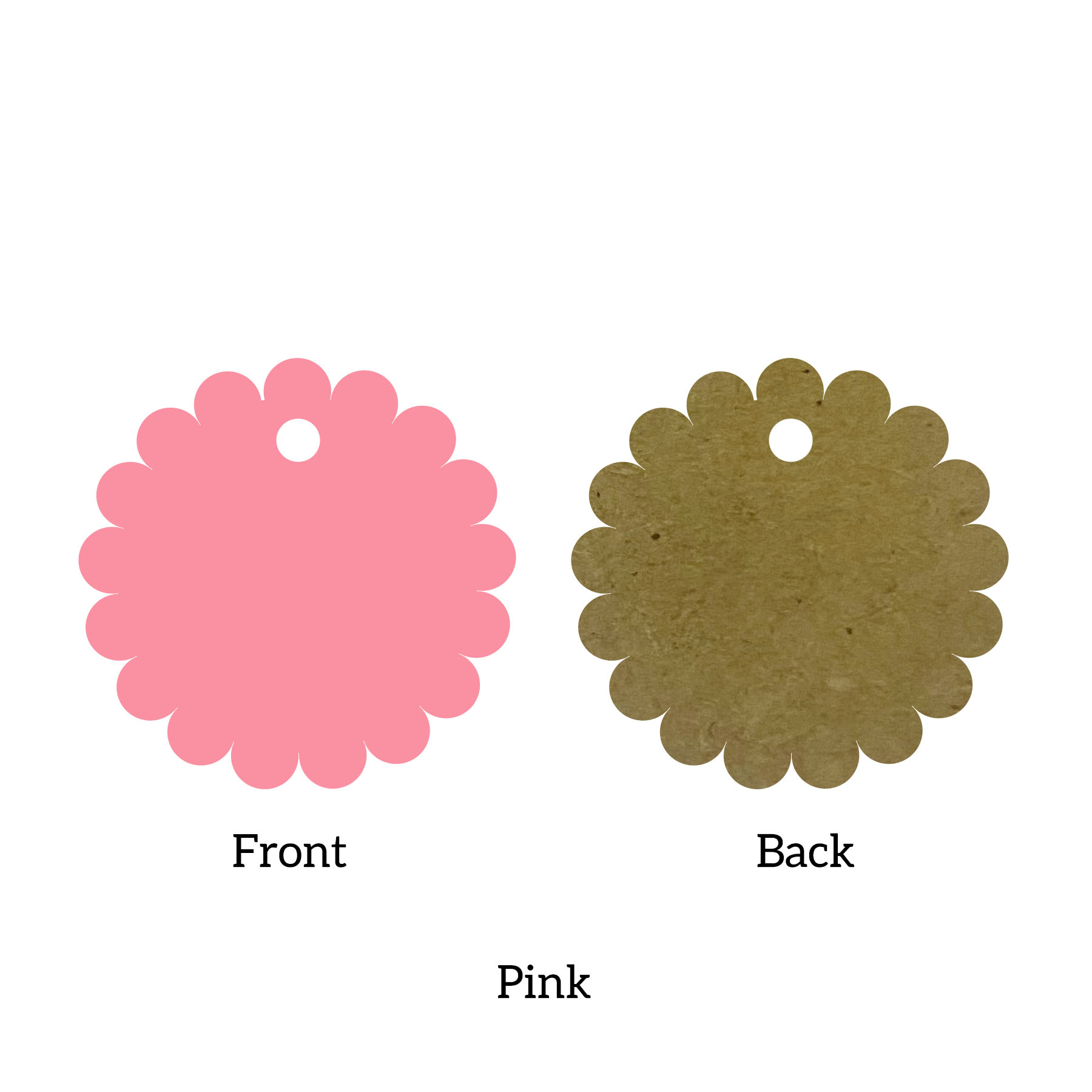 Free Shipping Solid Color Christmas Ornament - Flower 11