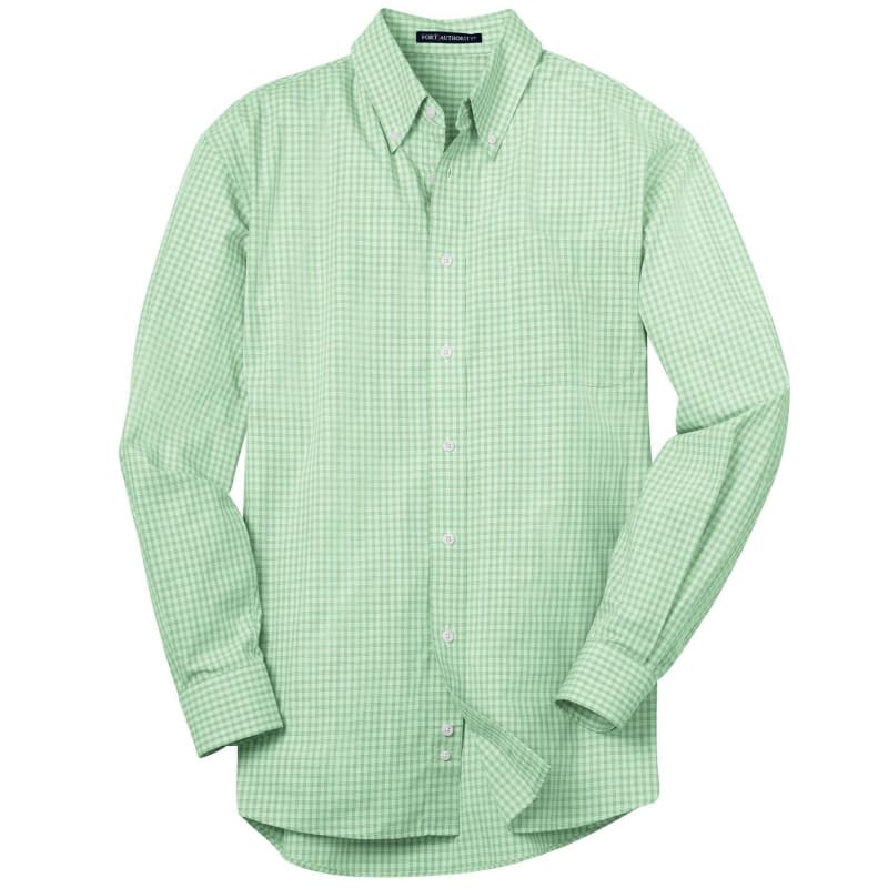 Port Authority Plaid Pattern Easy Care Shirt. 12