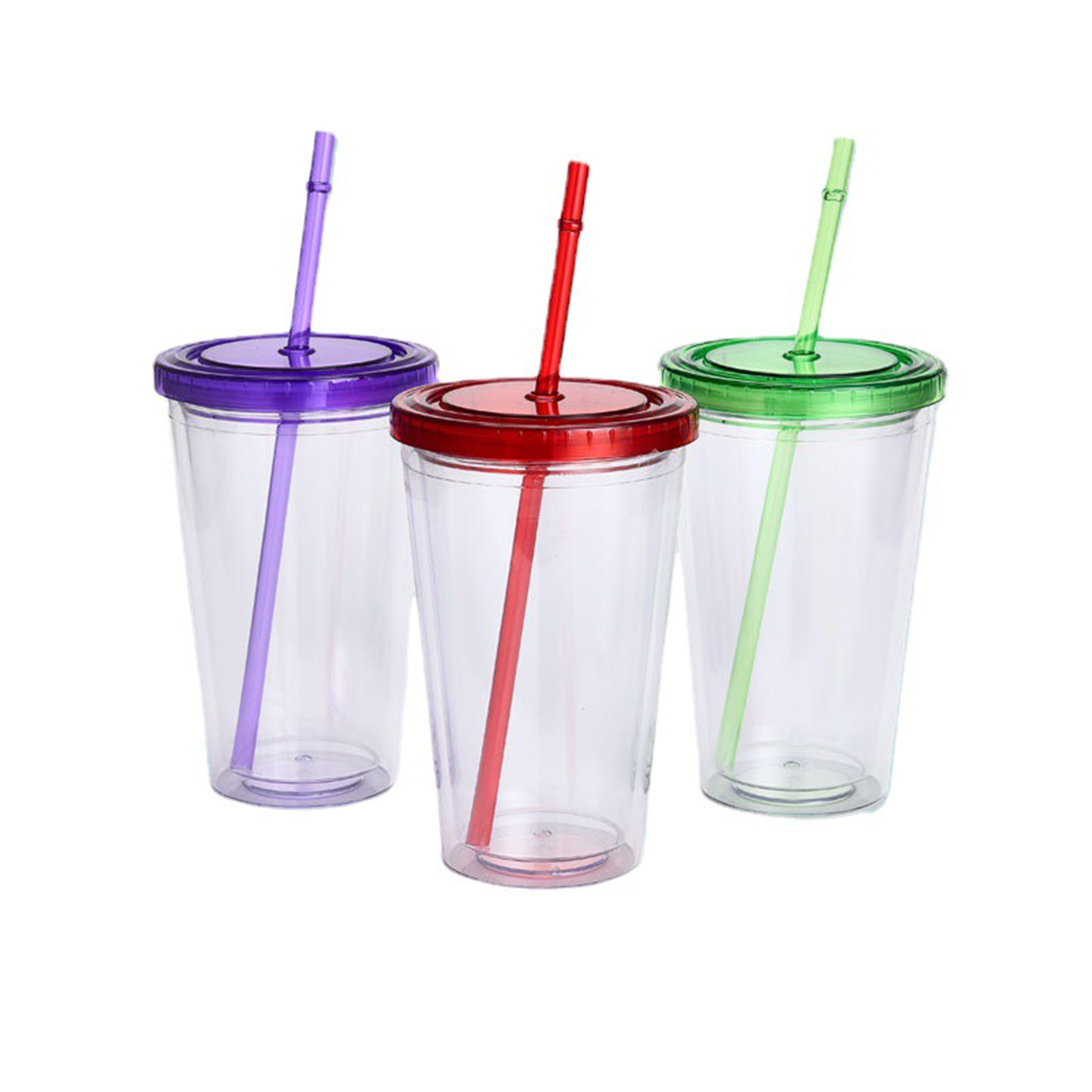 Light Up Multicolor LED To-Go Tumblers with Straw 3