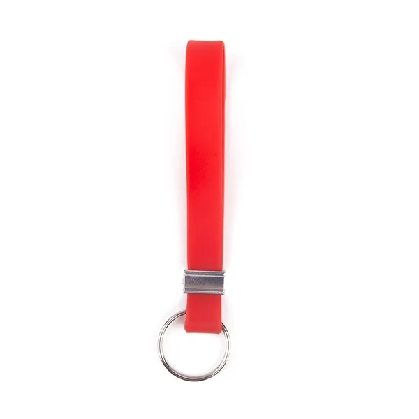 Solid Color Silicone Keychain 3