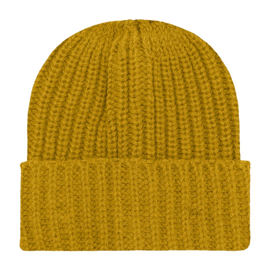 Chunky Ribbed Cuffed Beanie with Custom Logo - 100% Acrylic 40