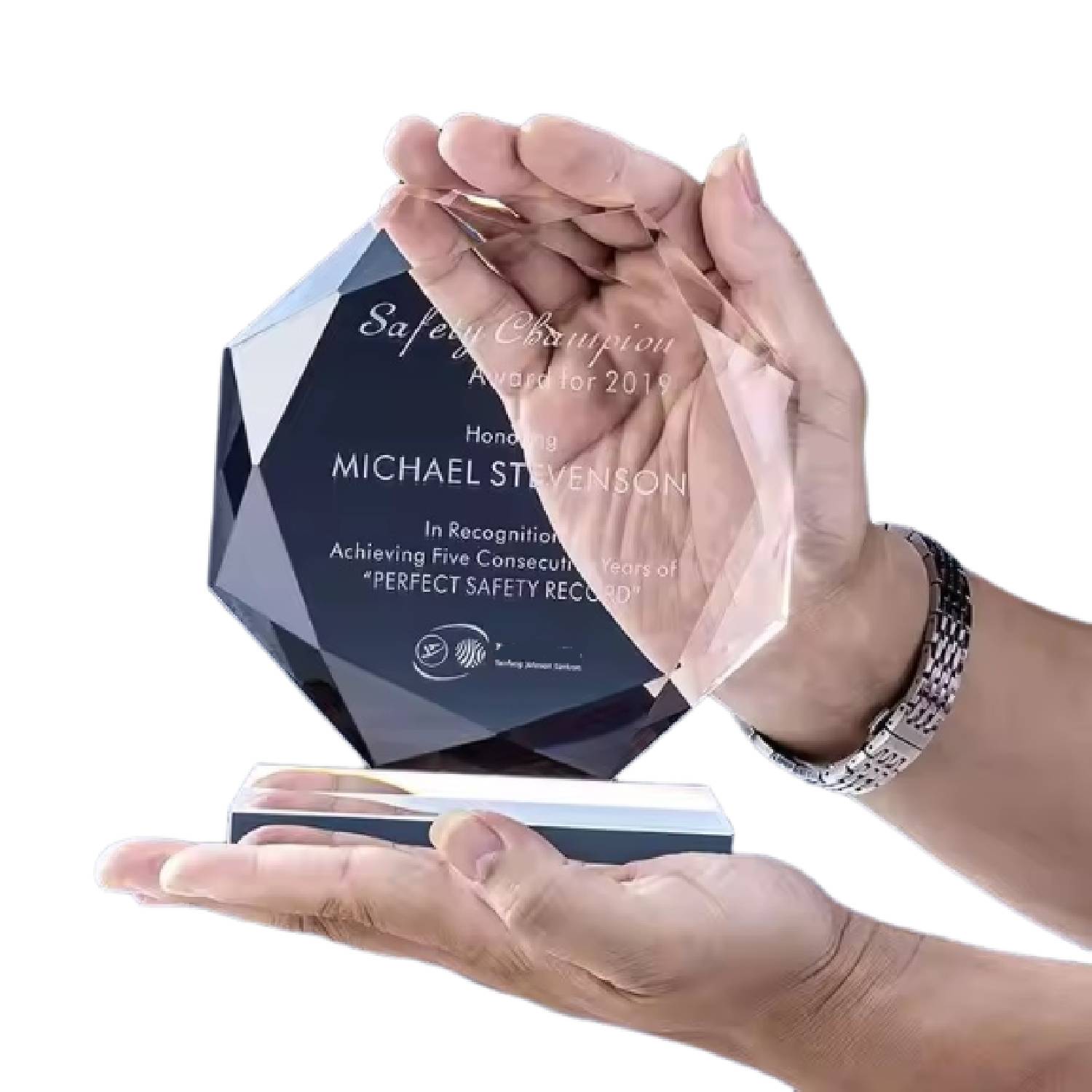 Crystal Recognition Award Trophy 1
